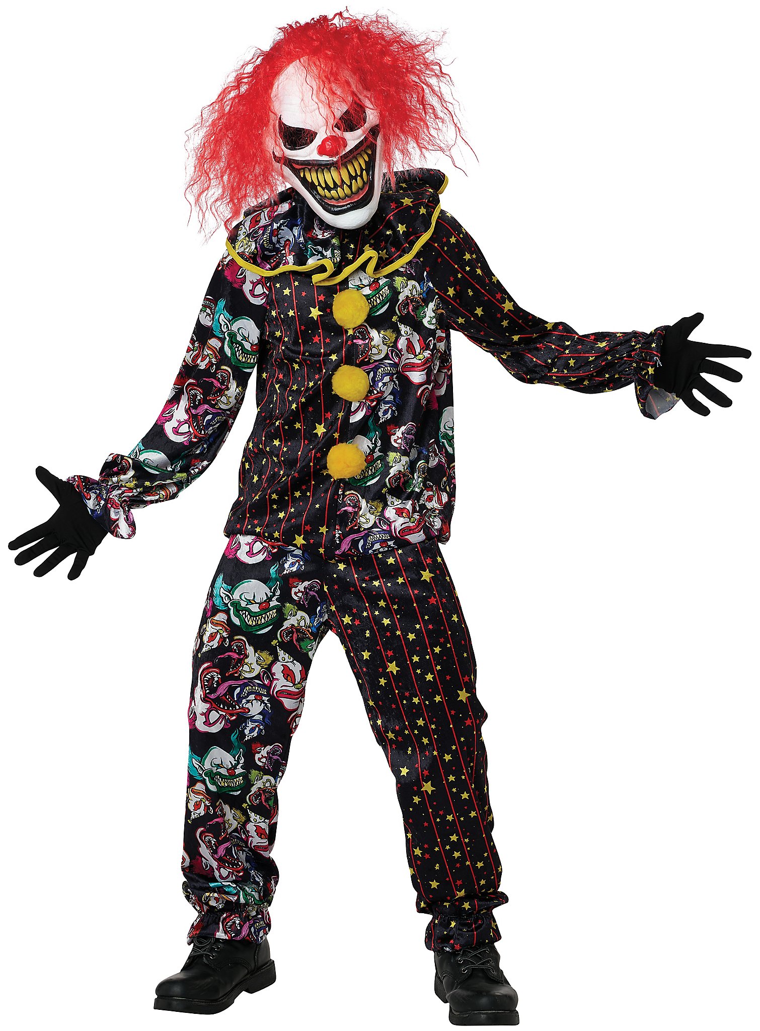 Crazy Comic Clown Costume for Kids