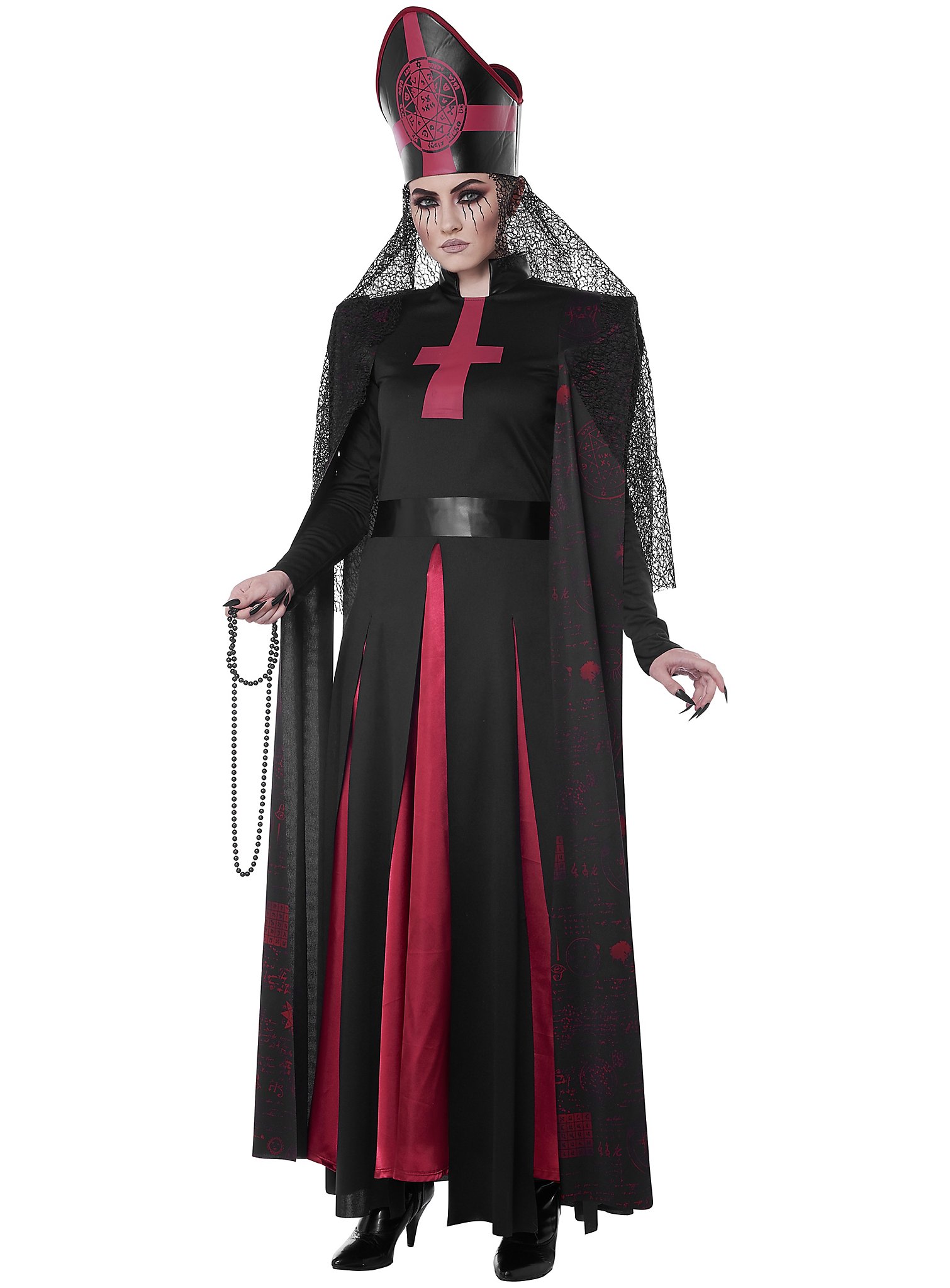Disfraz de sacerdotisa del diablo