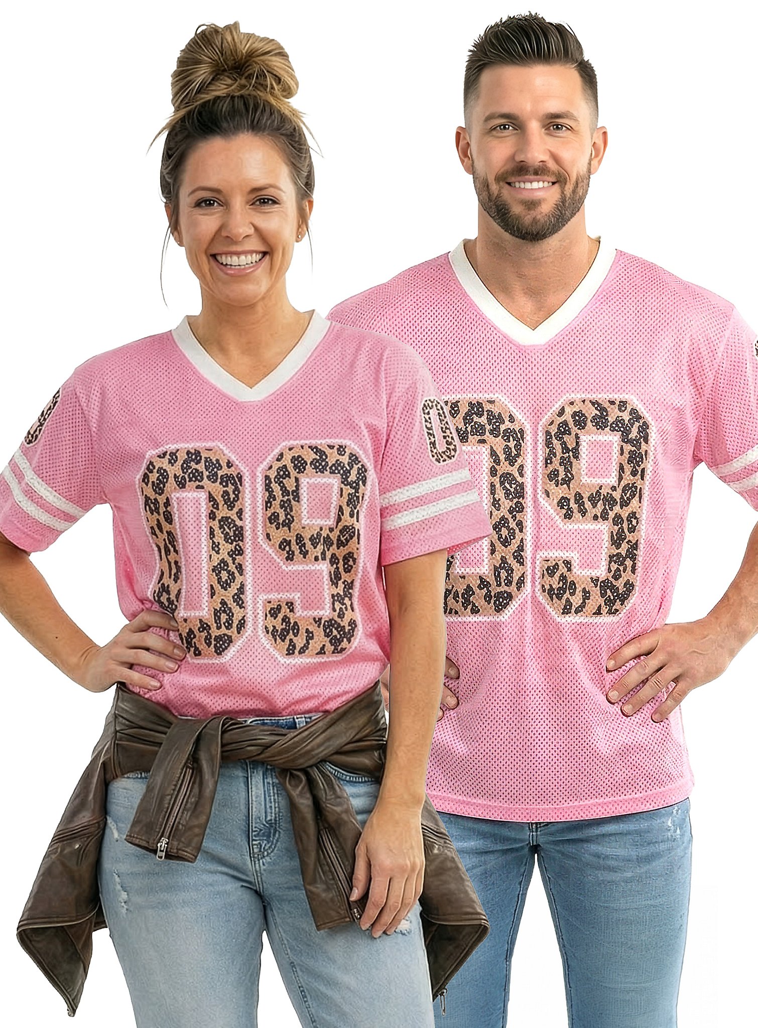 Maillot de hockey sur glace rose