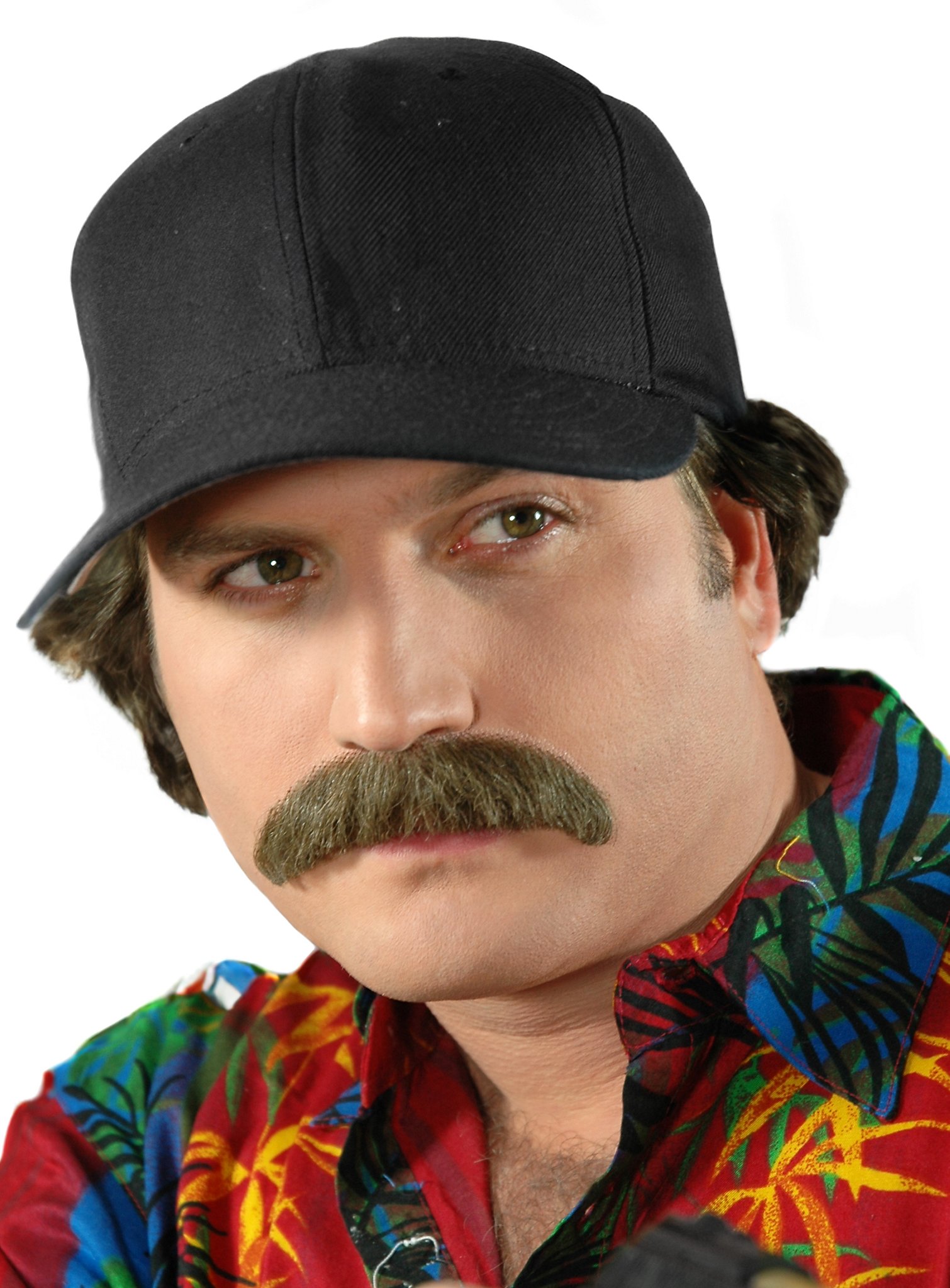 Malibu Private Detective - Real Hair Beard, Gray-Brown