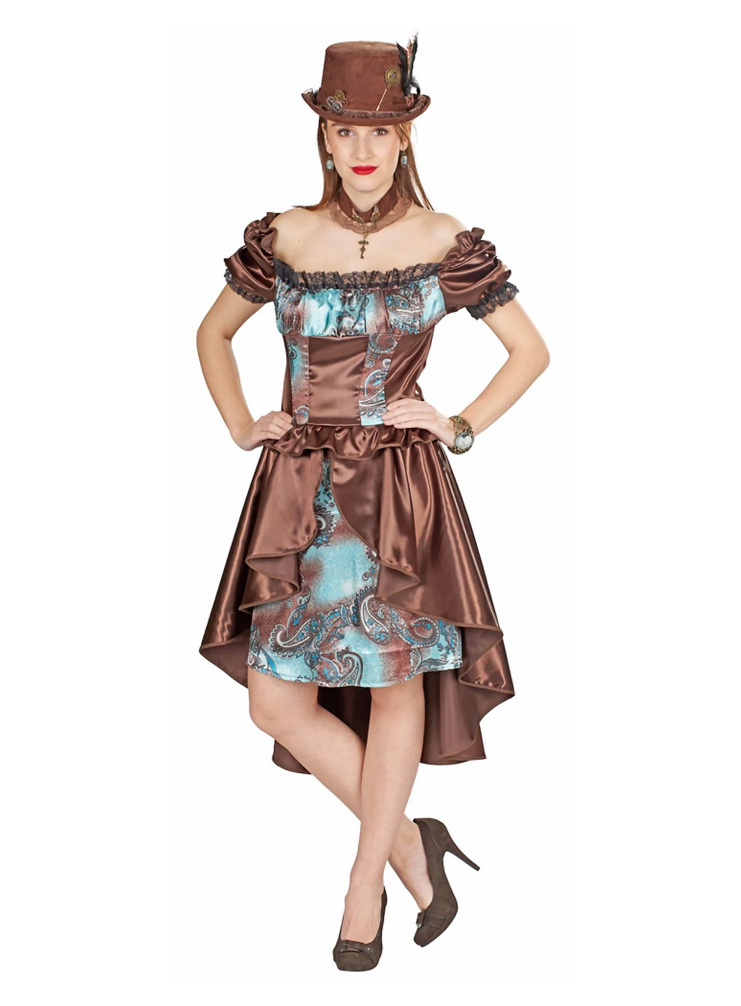 Costume da salottiera steampunk