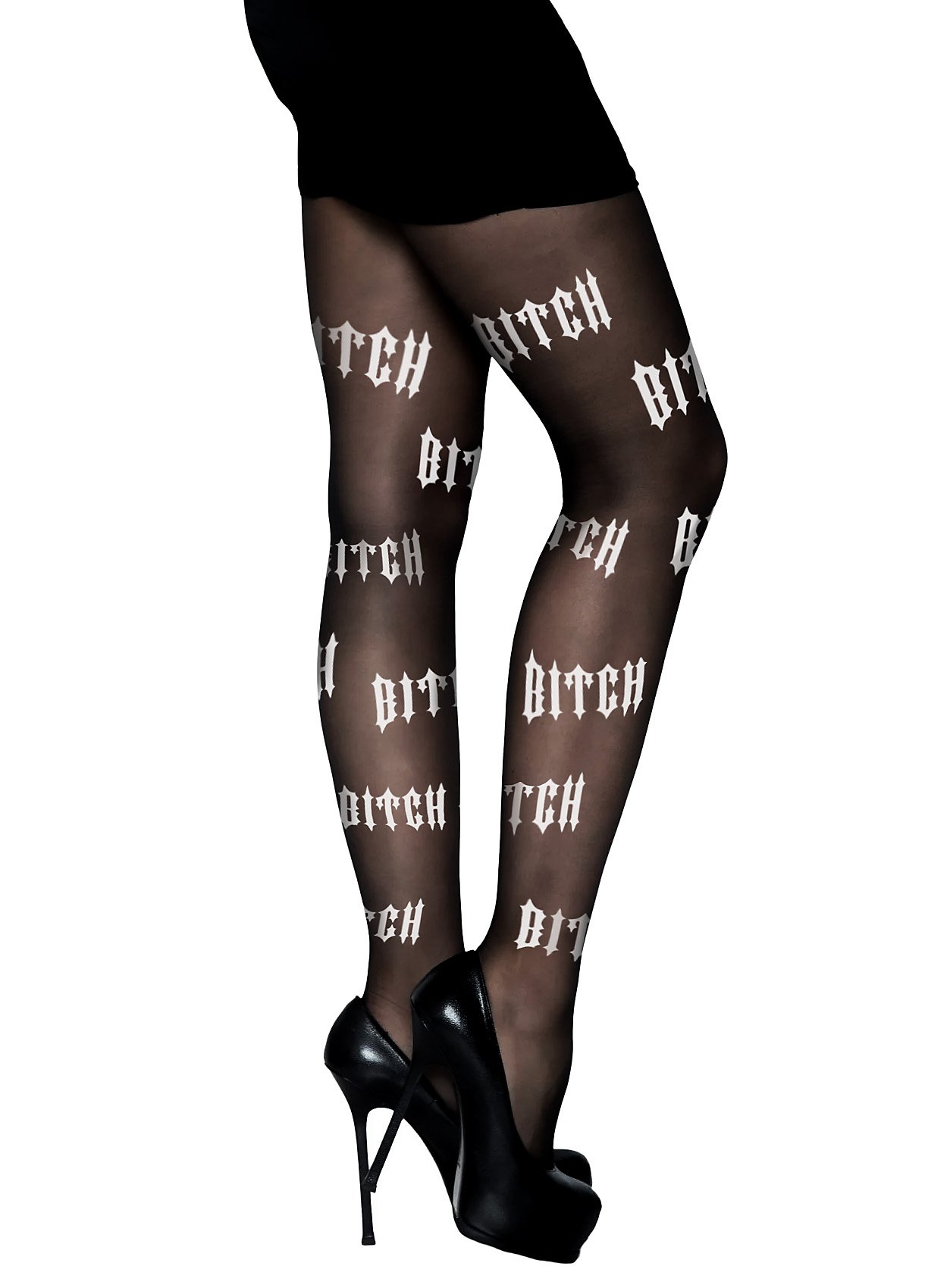 Feinstrumpfhose Bitch