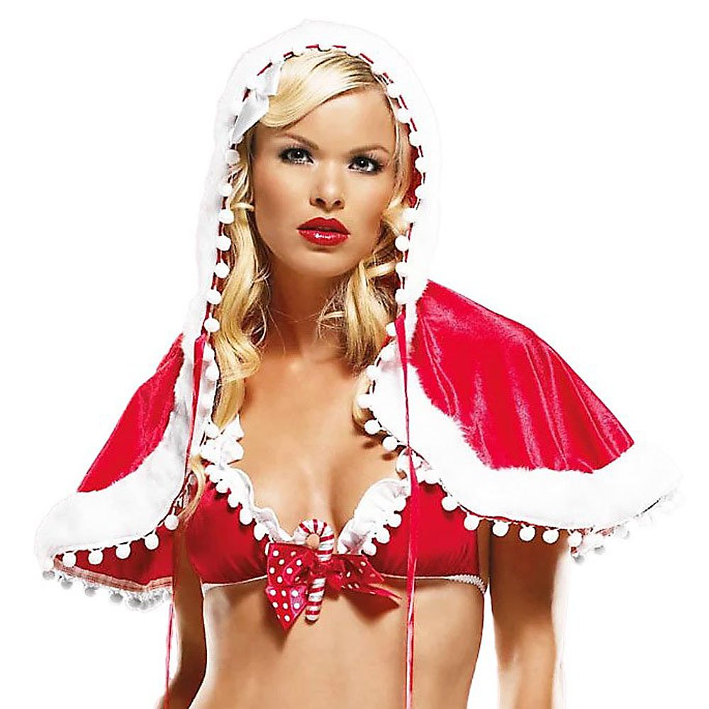 Sexy mantello natalizio da donna