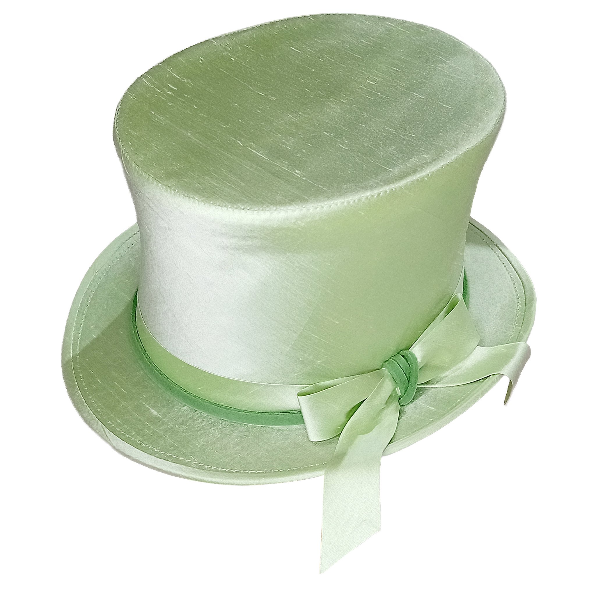 English silk top hat pastel green – Penny