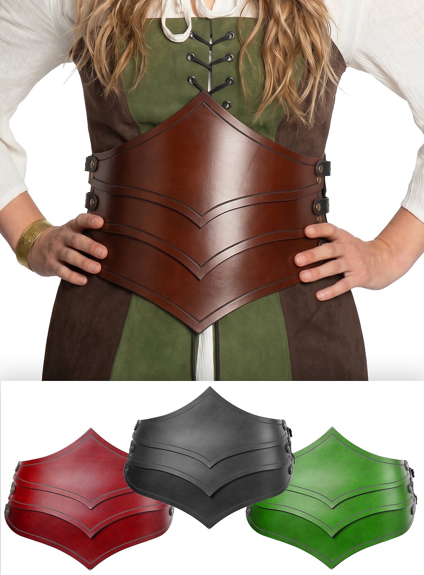 Cinturón Corsé De Cuero - Elfo