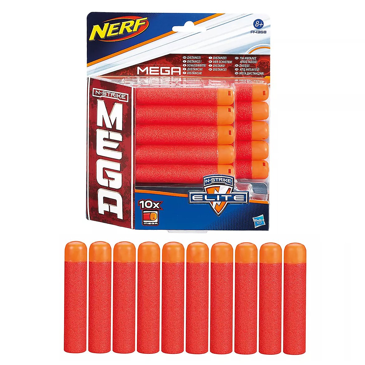 NERF - N-Strike Elite Mega Series Mega Darts 10 Pk