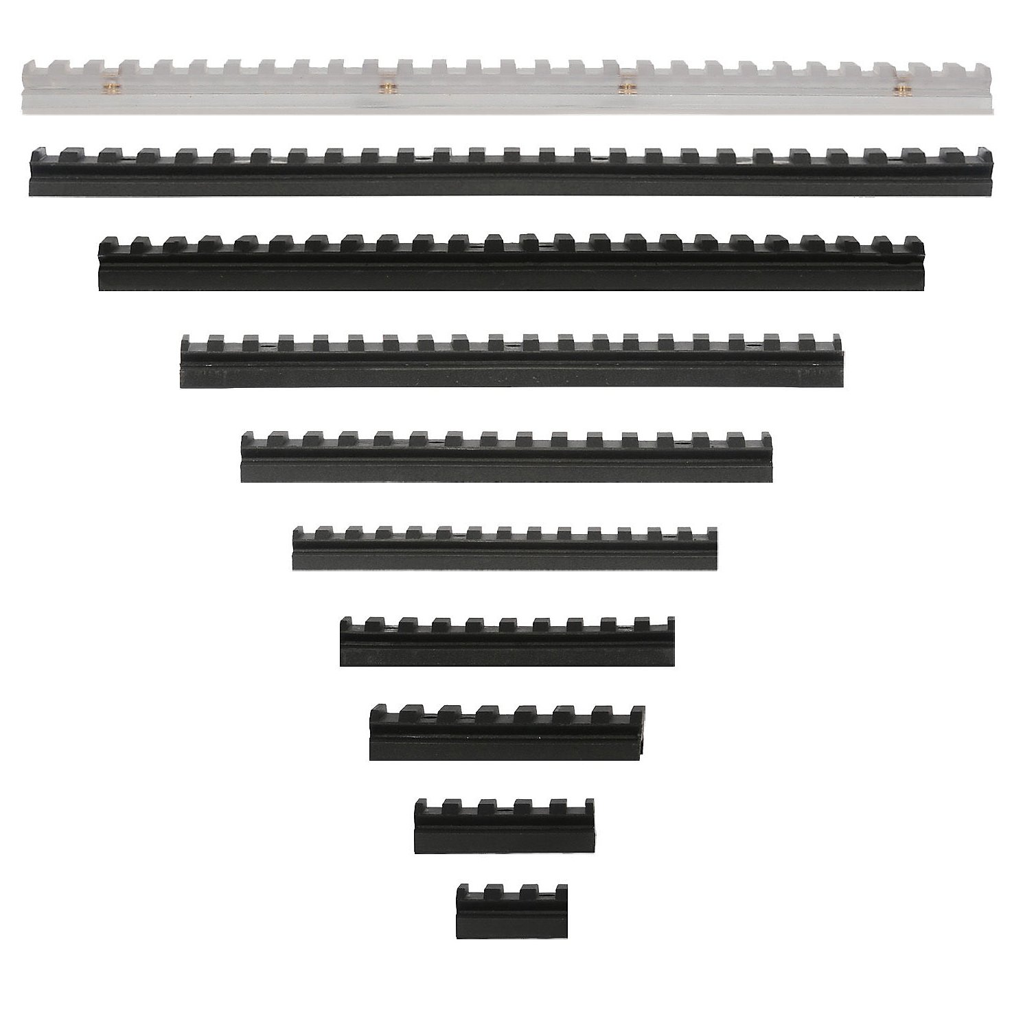 Worker - Picantinny Rail für Nerf Tactical Rail Schwarz