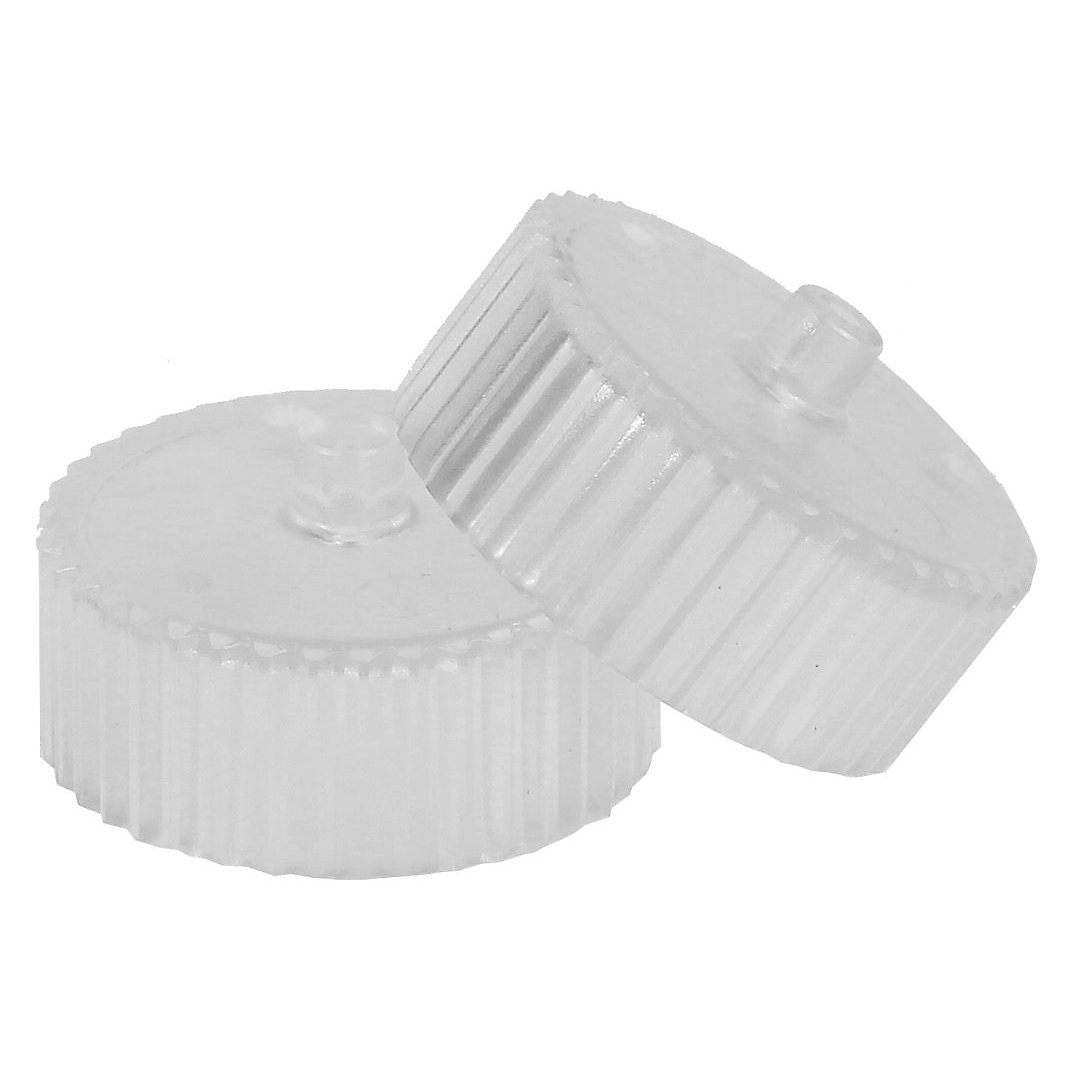 Worker - Flywheels dentés en plastique (Transparent)