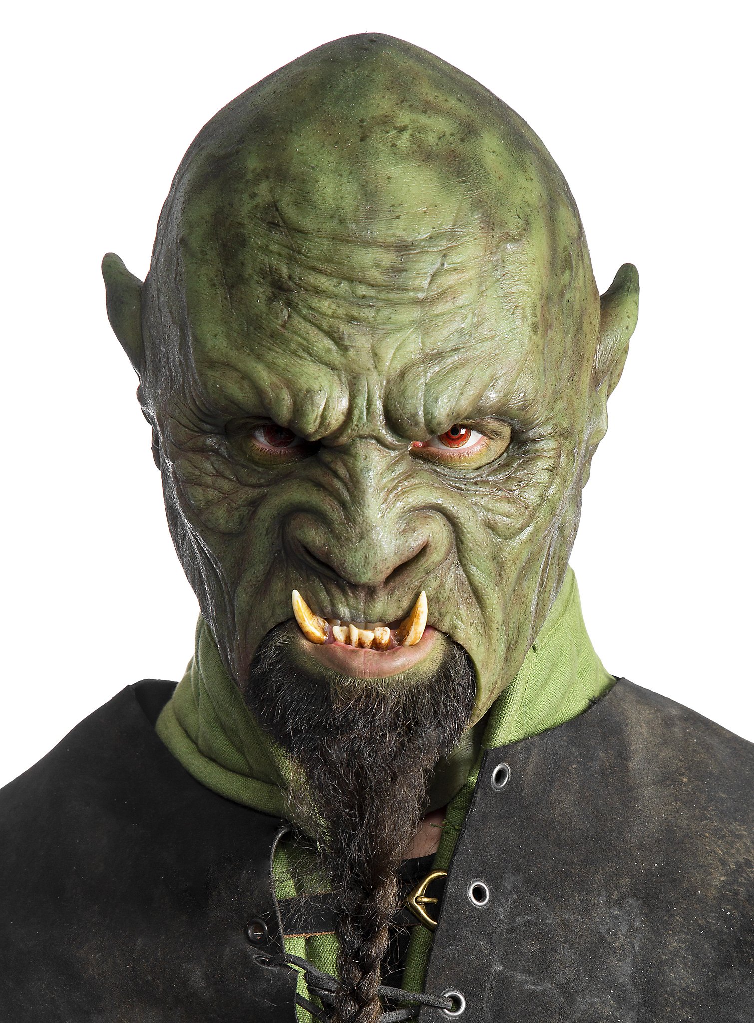 Maschera da orco senza mento in silicone - Grakharr