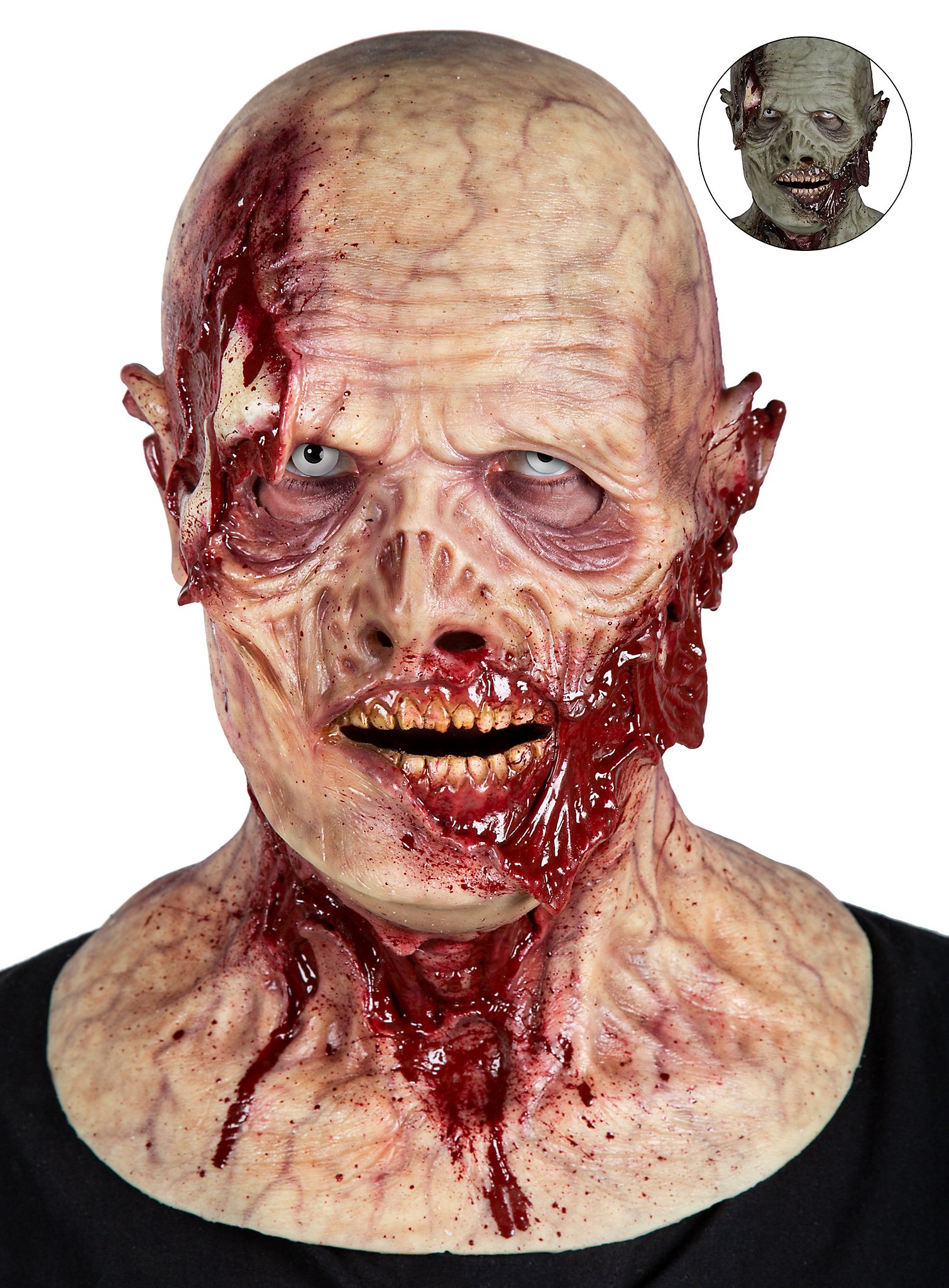 Silicone zombie mask - Walker