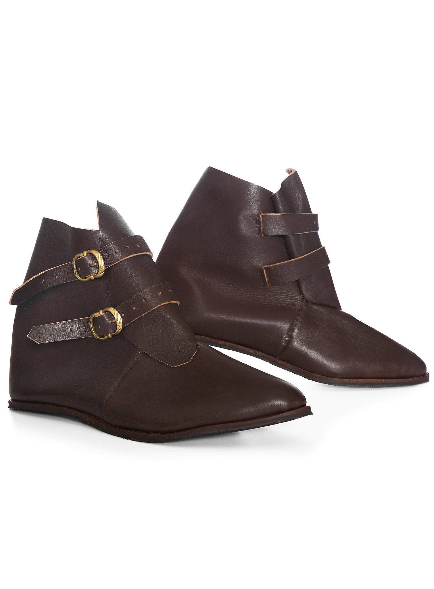 Medieval half boot with 2 buckles - Beutelbert