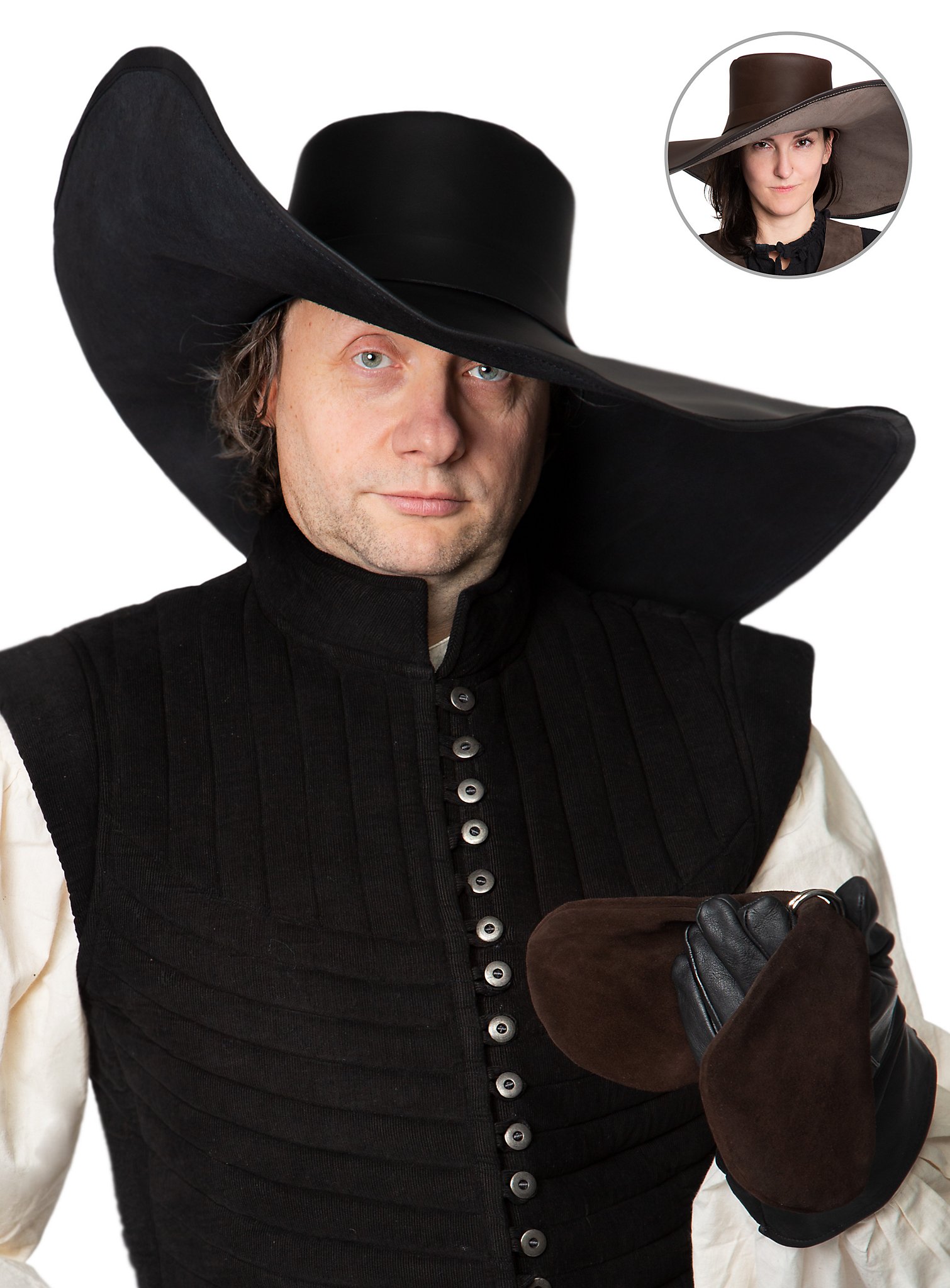 Chapeau mousquetaire - Diego