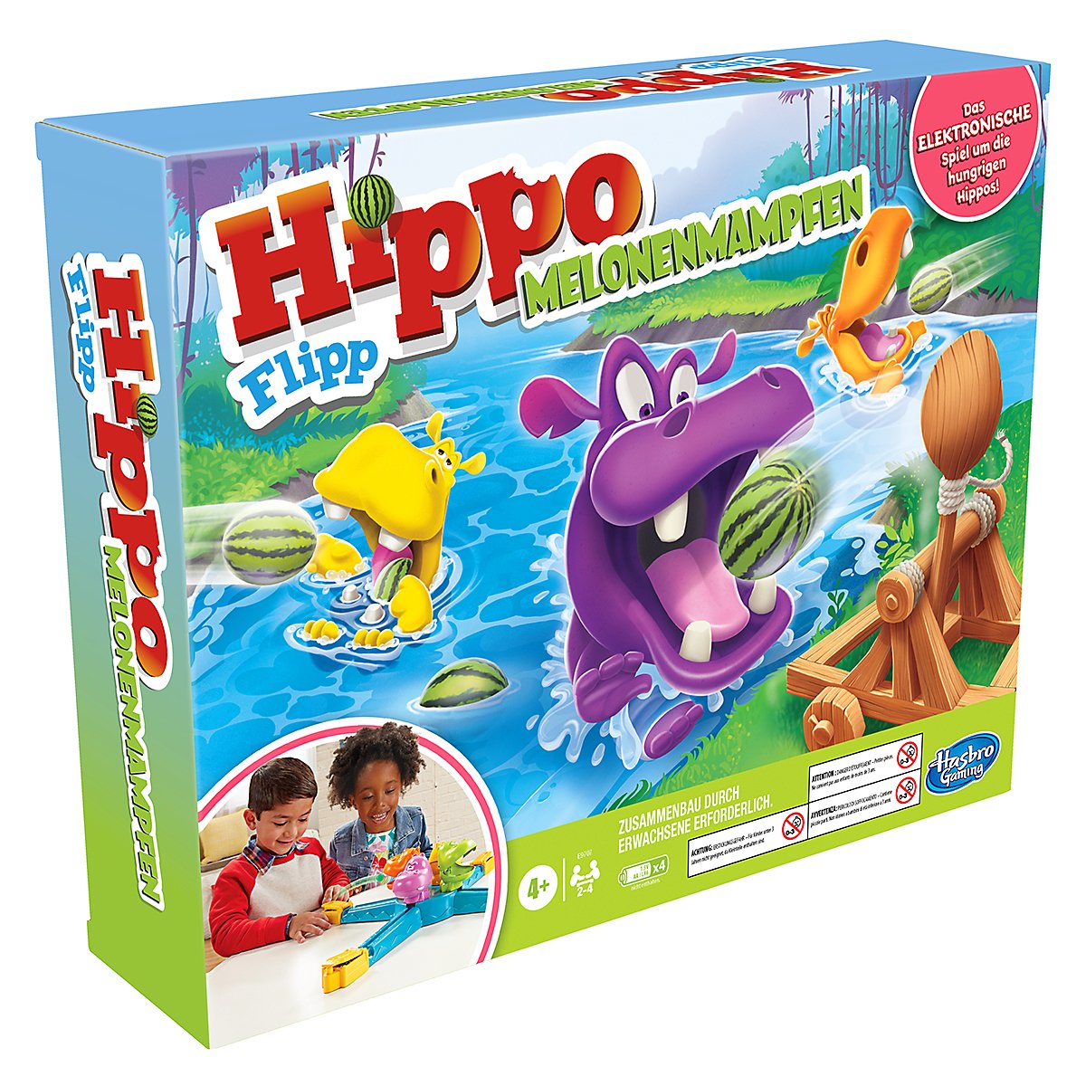 Hippo Flipp melon munching game