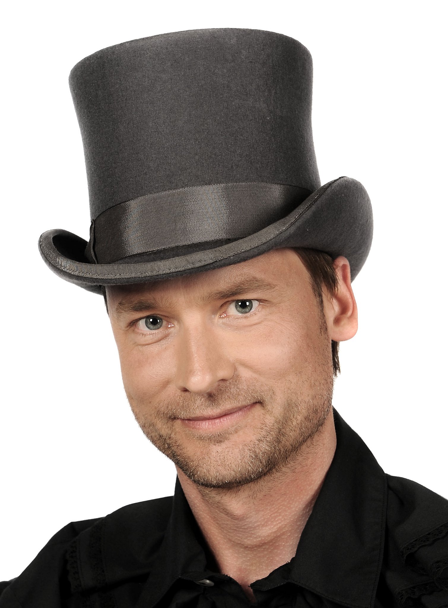 Steampunk Hoge Hoed Grijs