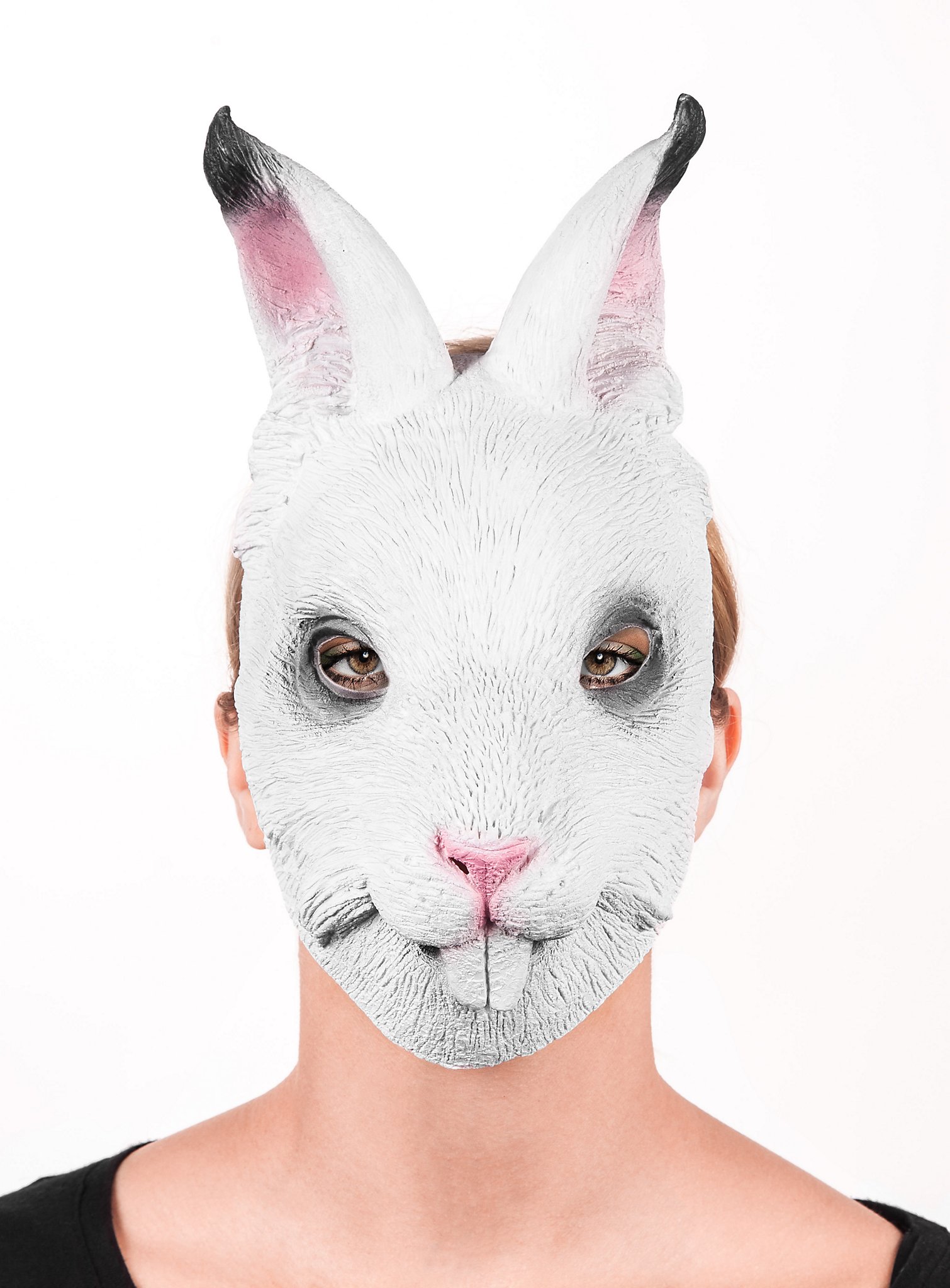 Bunny Rabbit Latex Half Mask