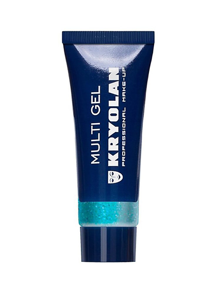 Gel à paillettes épaisses bleu clair Kryolan