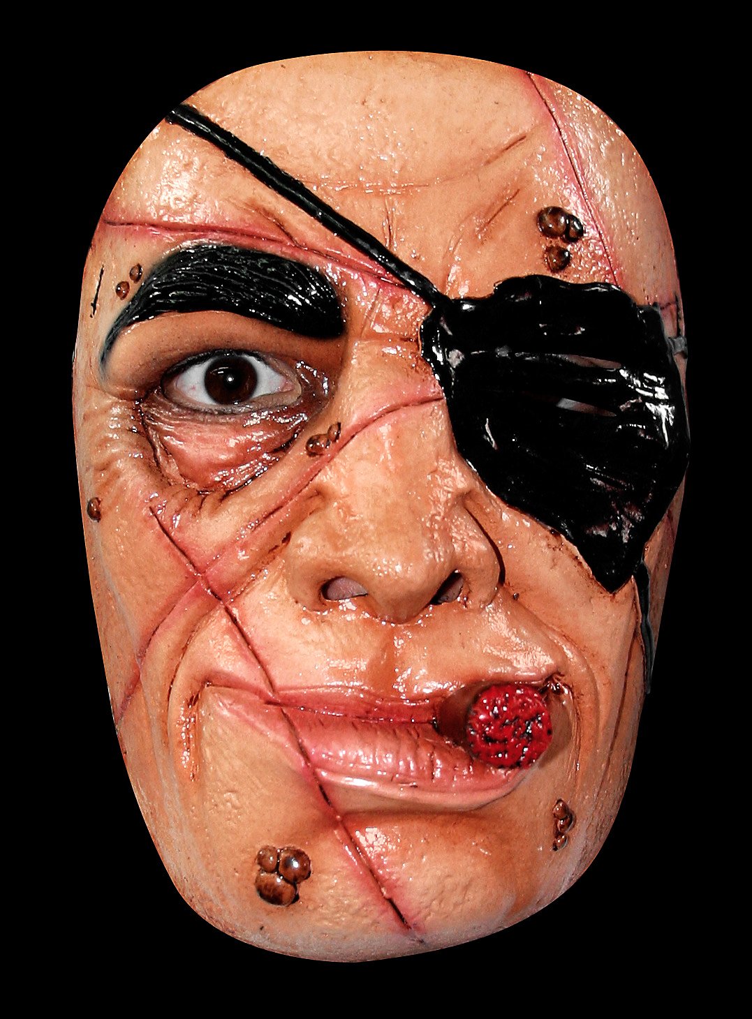Maschera da pirata Maschera in lattice