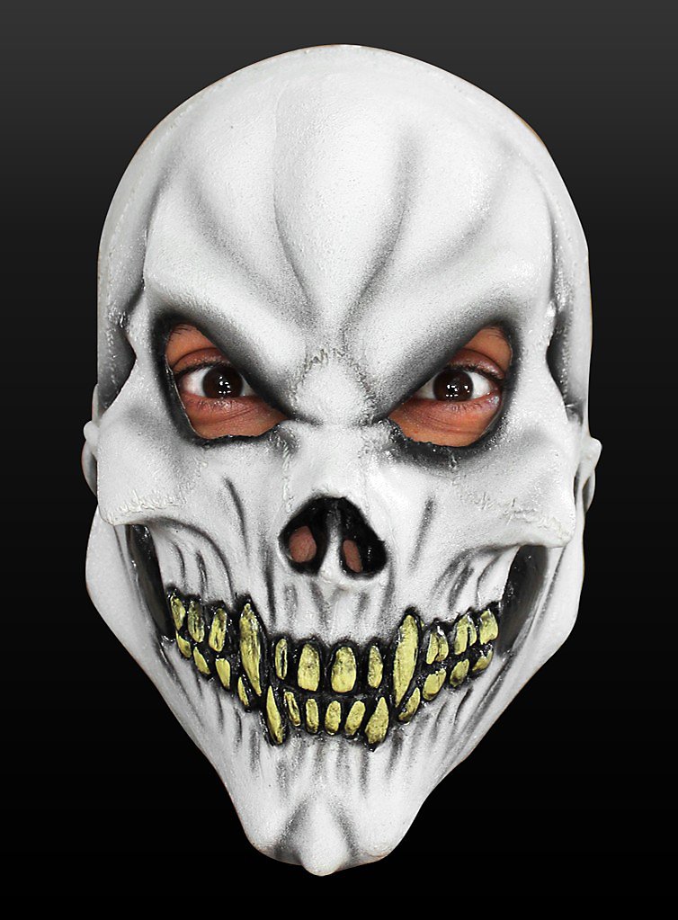 Masque Enfant la mort qui rit en latex