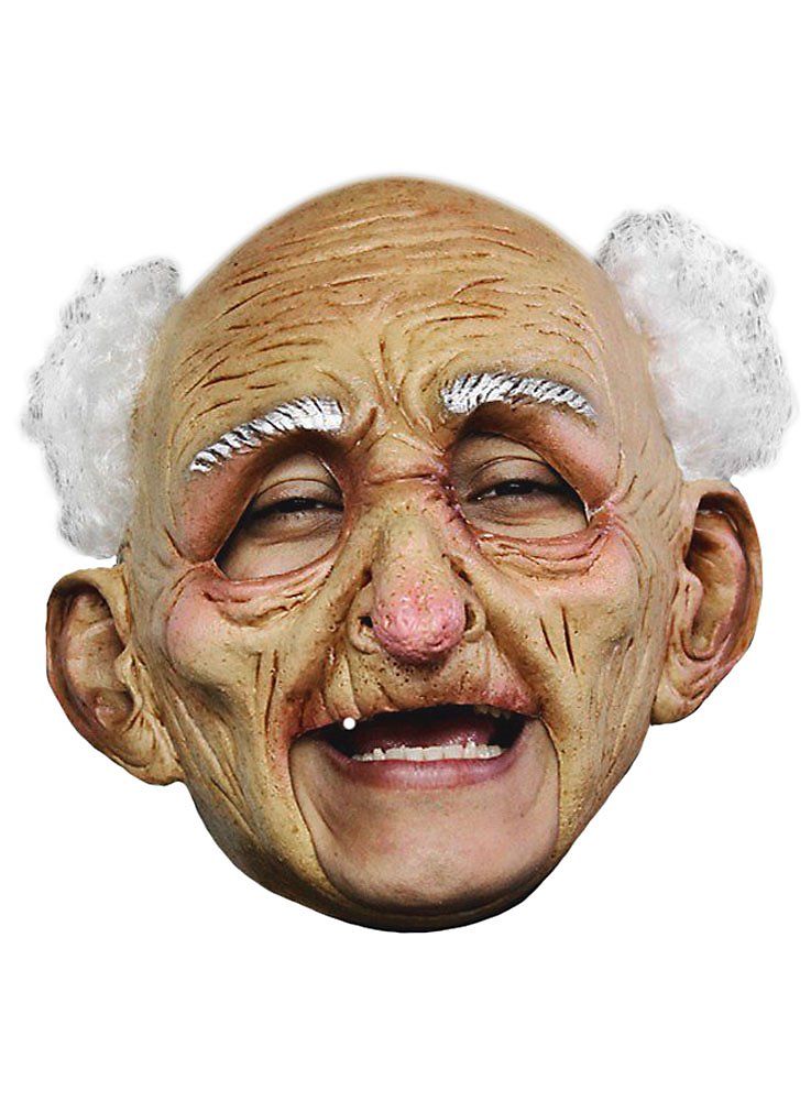 Alter Opa Kinnlose Maske