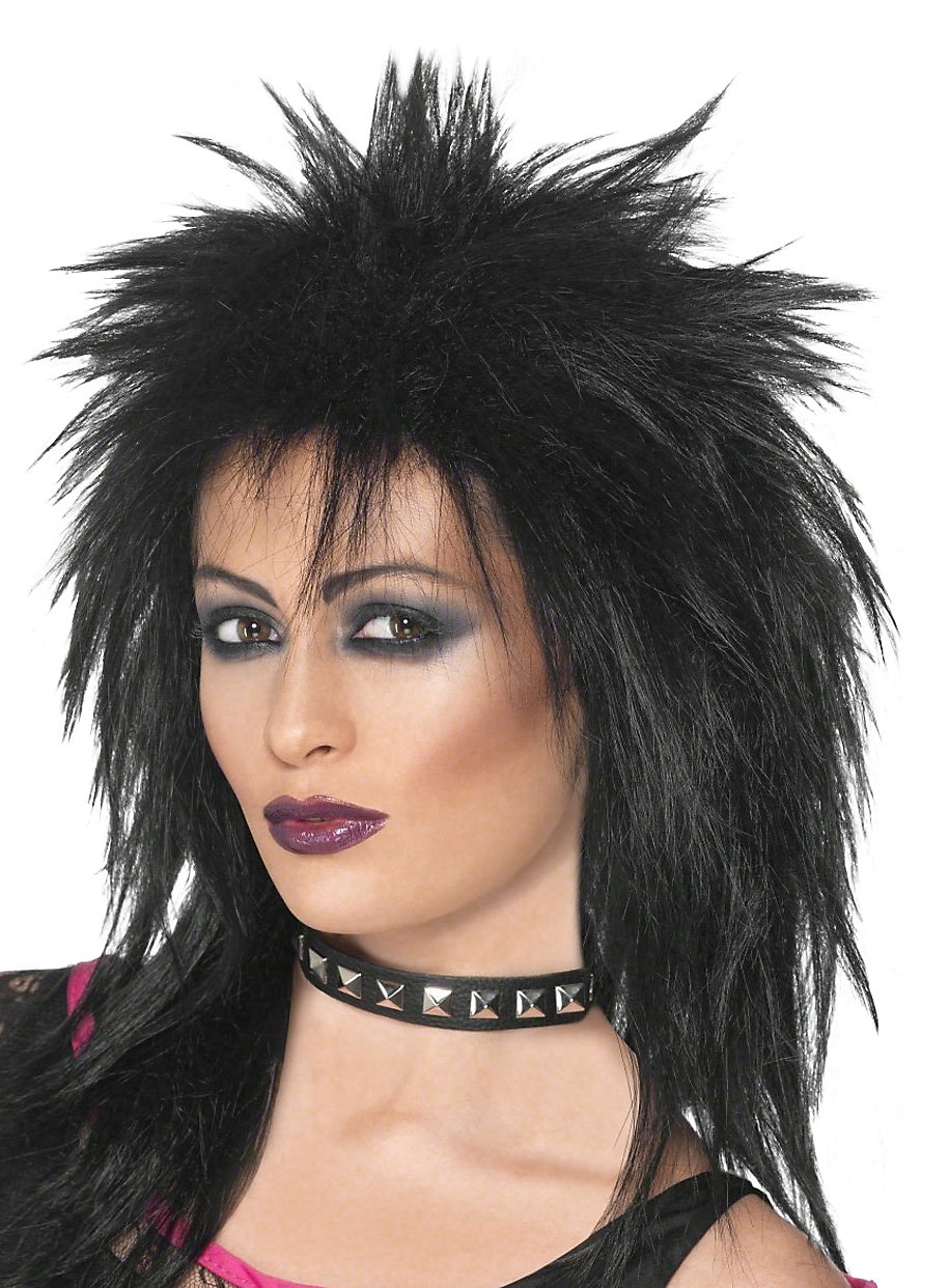 Rockröhre schwarz Perücke Rockröhre schwarz Perücke