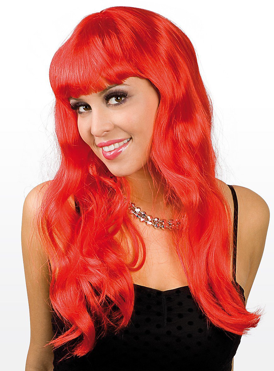 Lange Haare rot Perücke Lange Haare rot Perücke