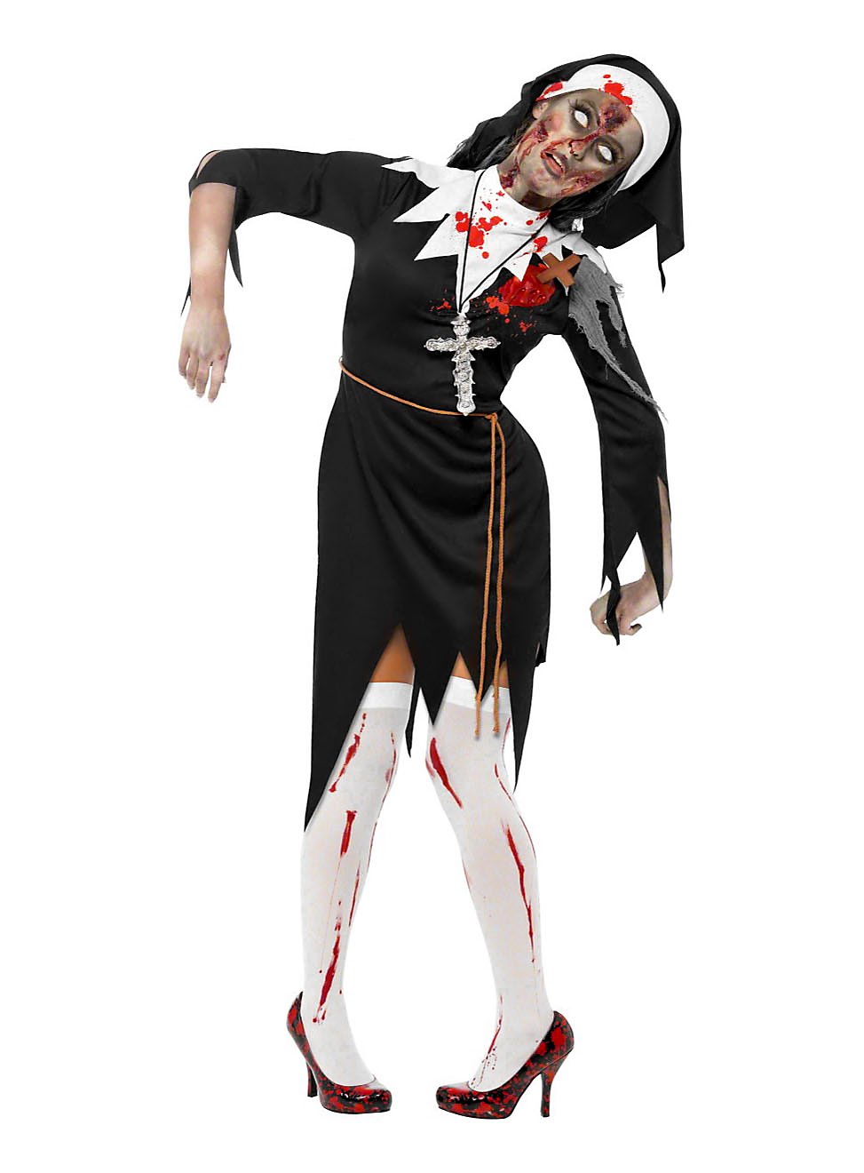 Disfraz De Monja Zombi