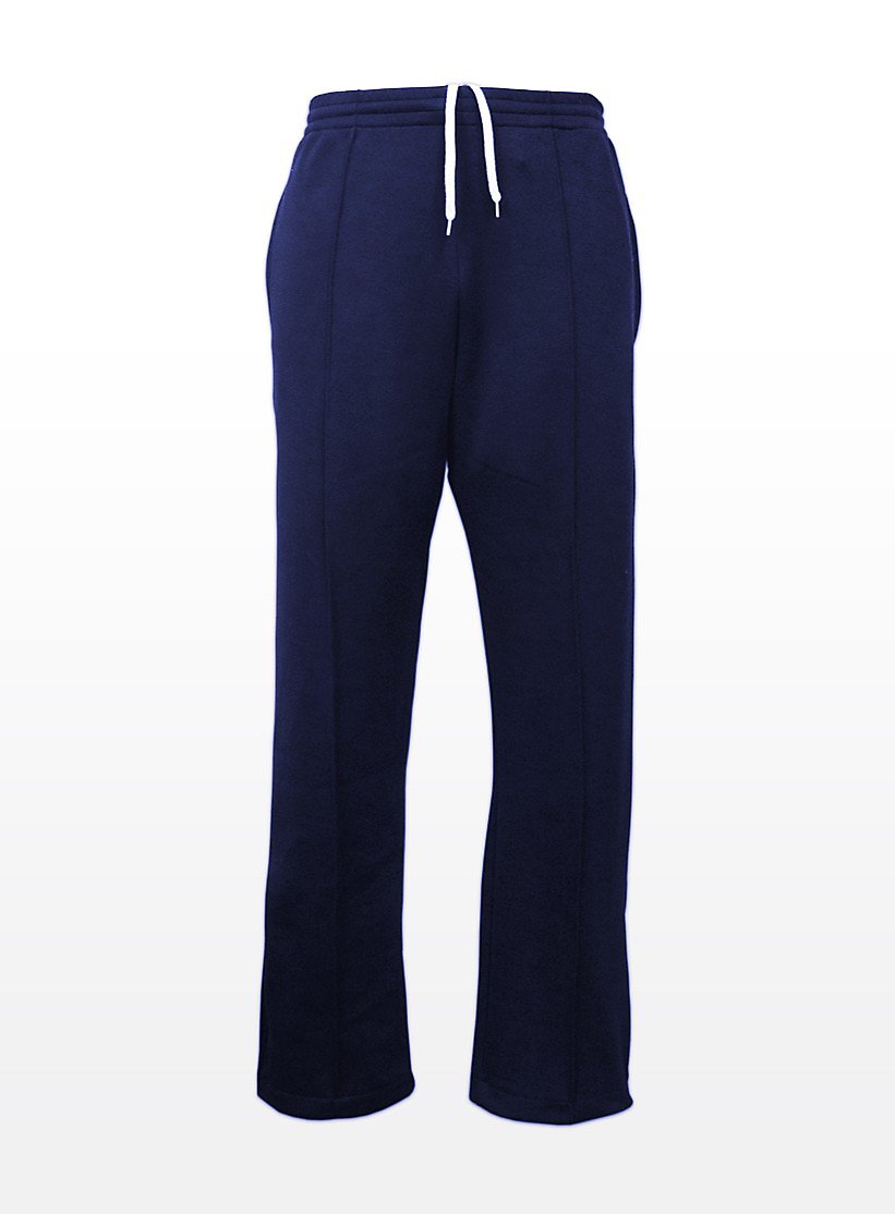 Pantalon de sport rétro bleu foncé