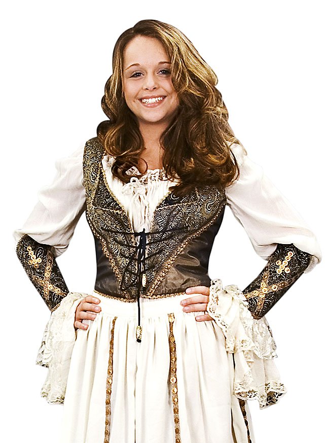 Gilet et bracelets de tavernière