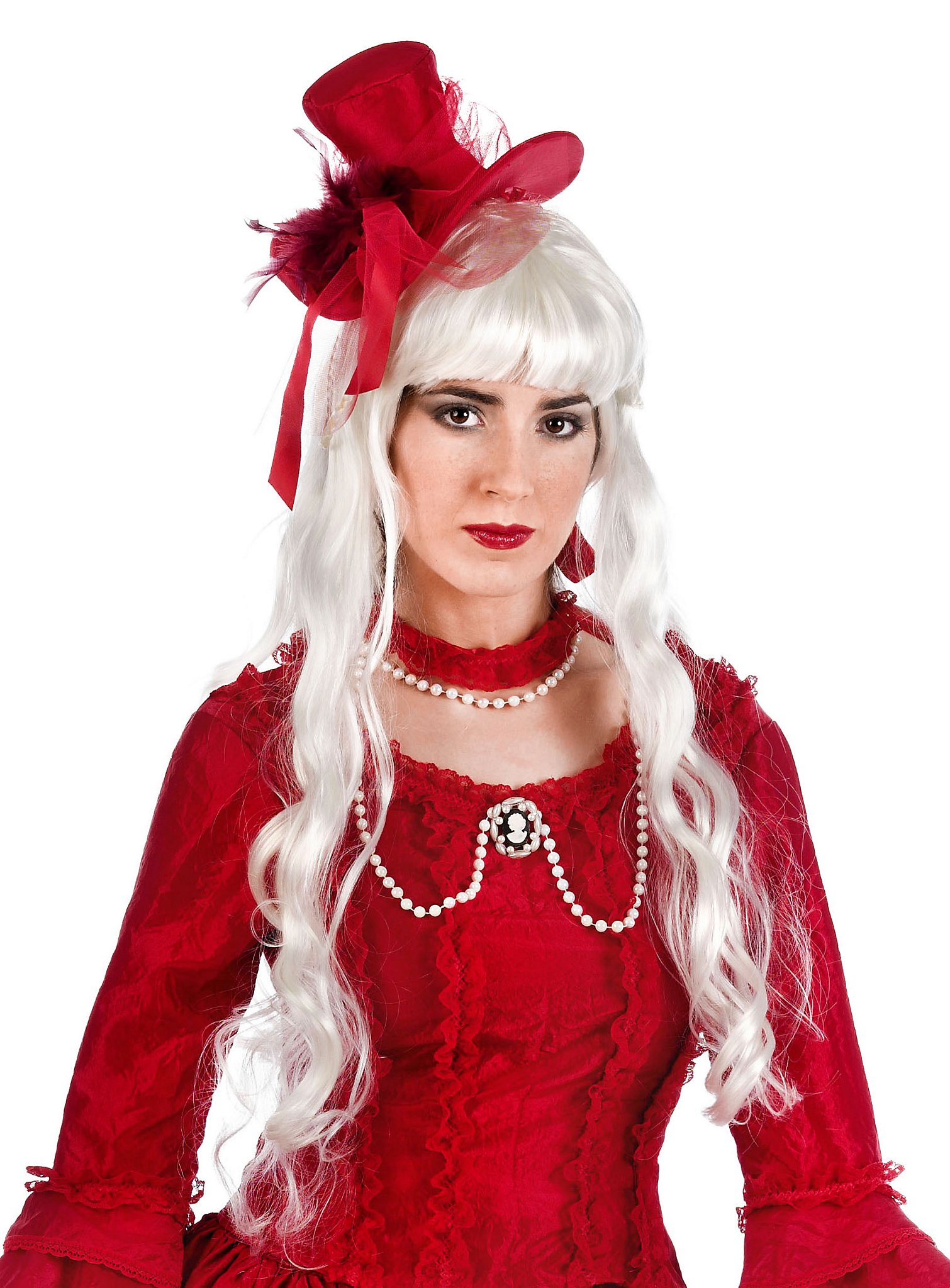 Parrucca da donna bianca