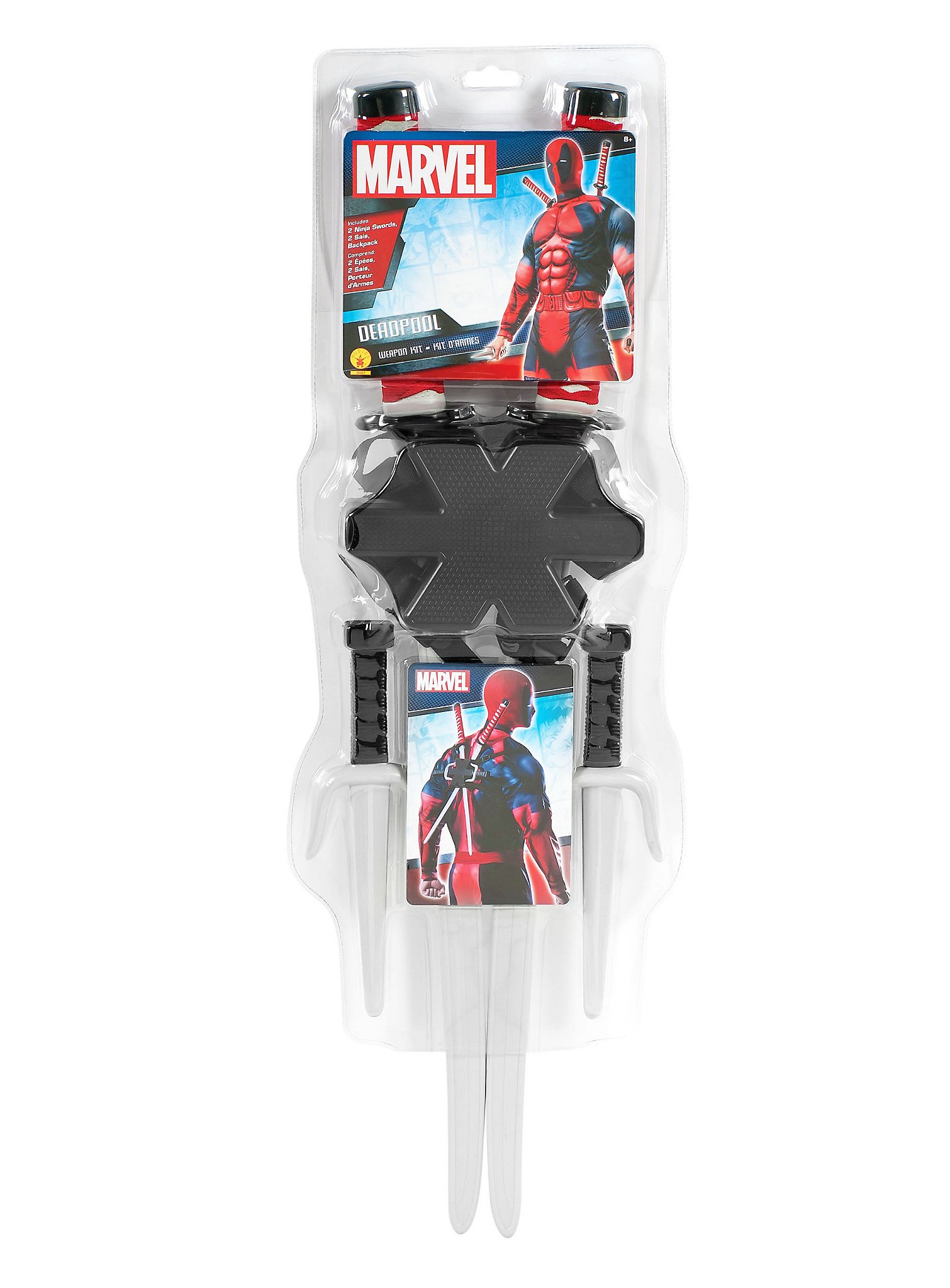 Deadpool Waffen-Set für Karneval Faschingskostüm