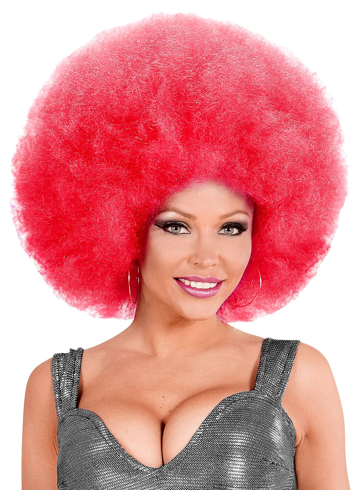 Afro XXL Perücke pink Afro XXL Perücke pink