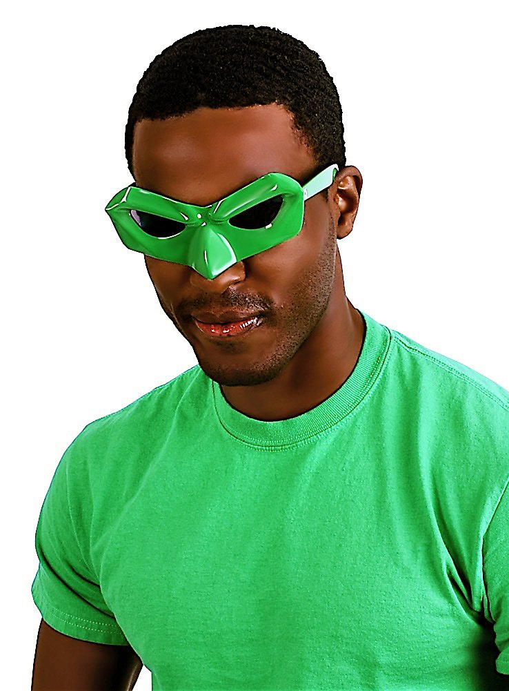 Sun Staches Green Lantern Party Glasses