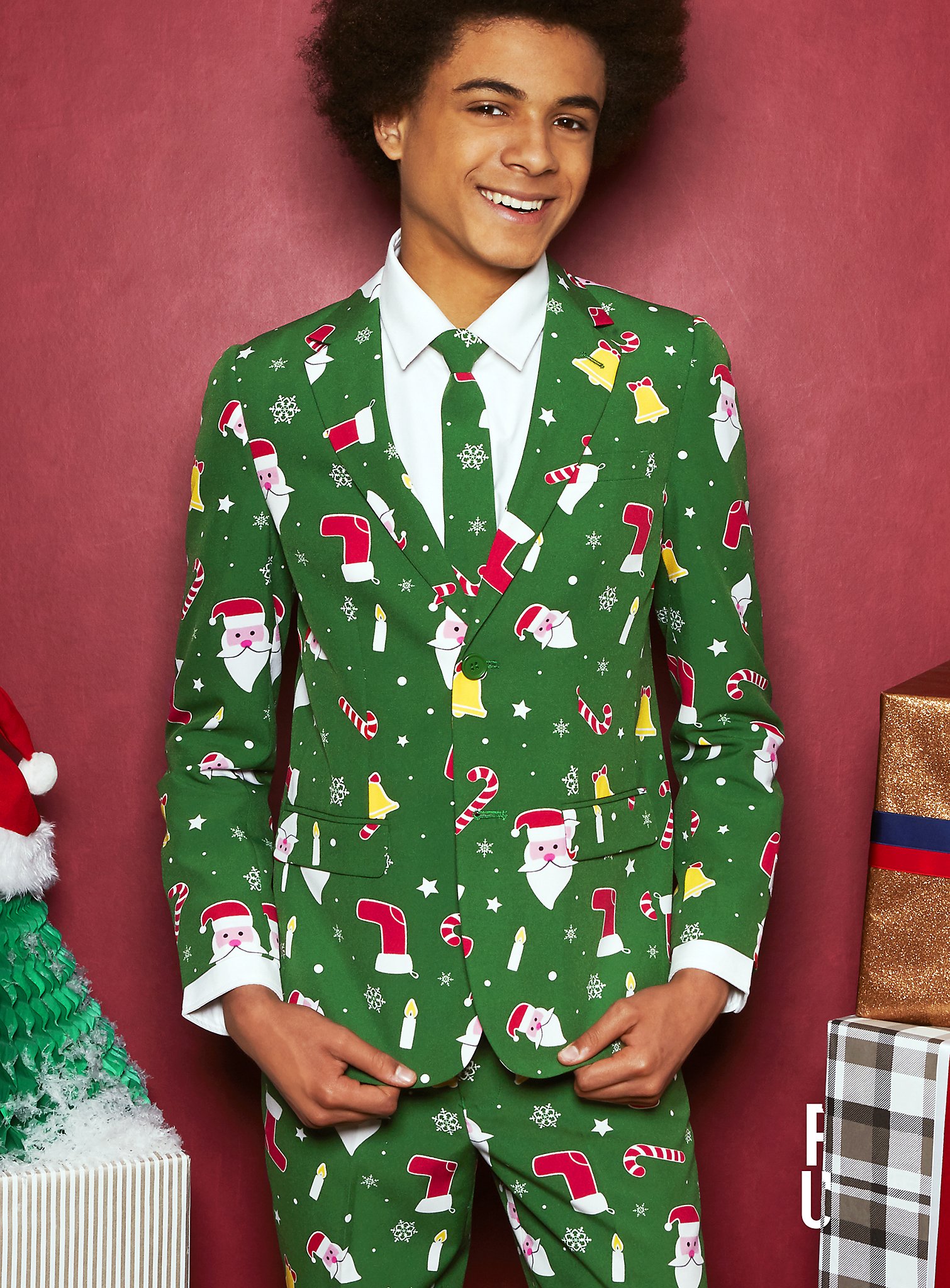 Traje OppoSuits Teen Santaboss Para Adolescentes