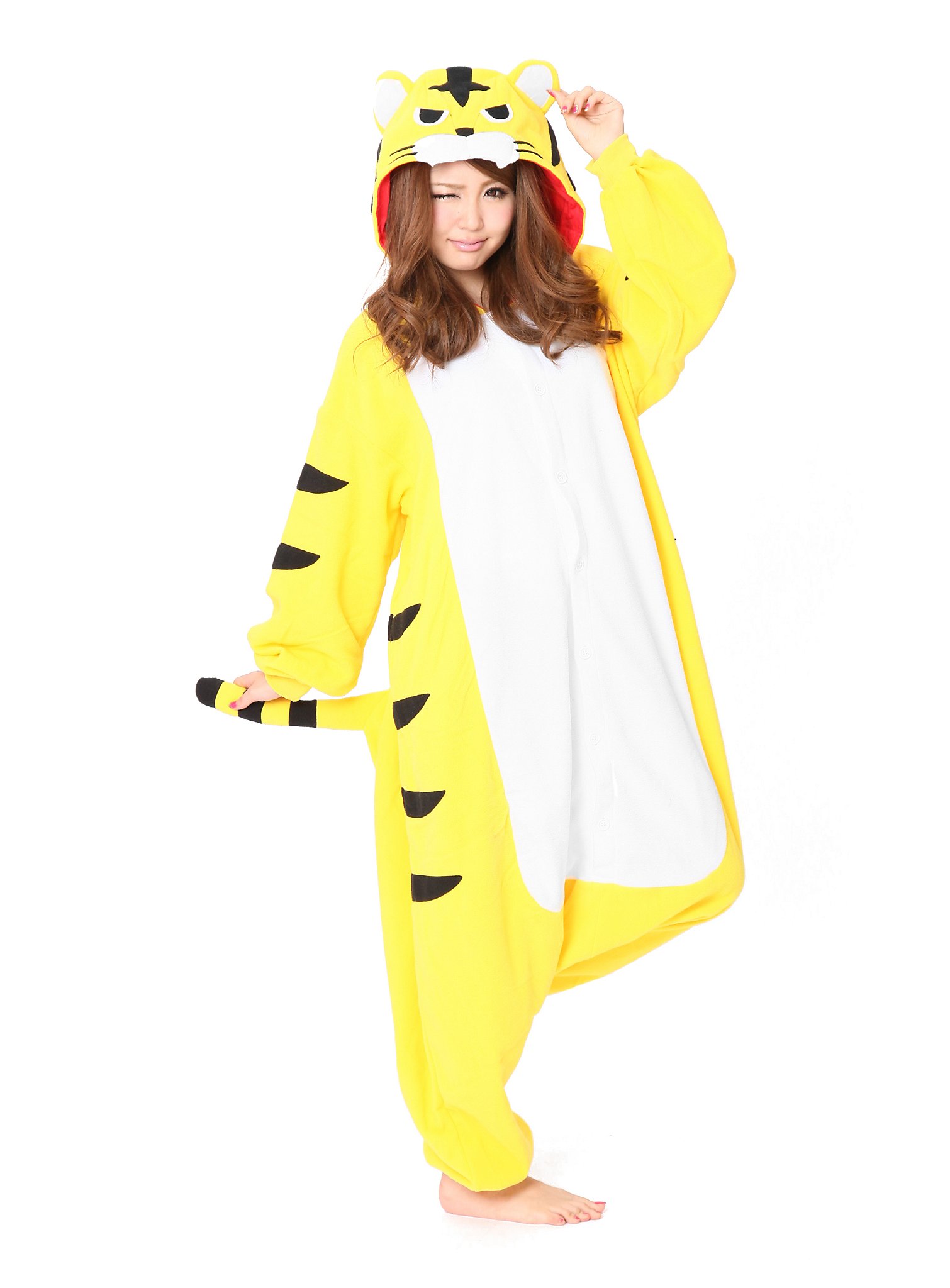 Costume da tigre kigurumi