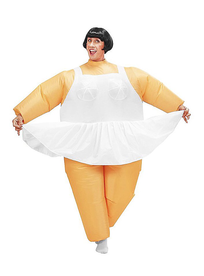Fat ballerina inflatable costume