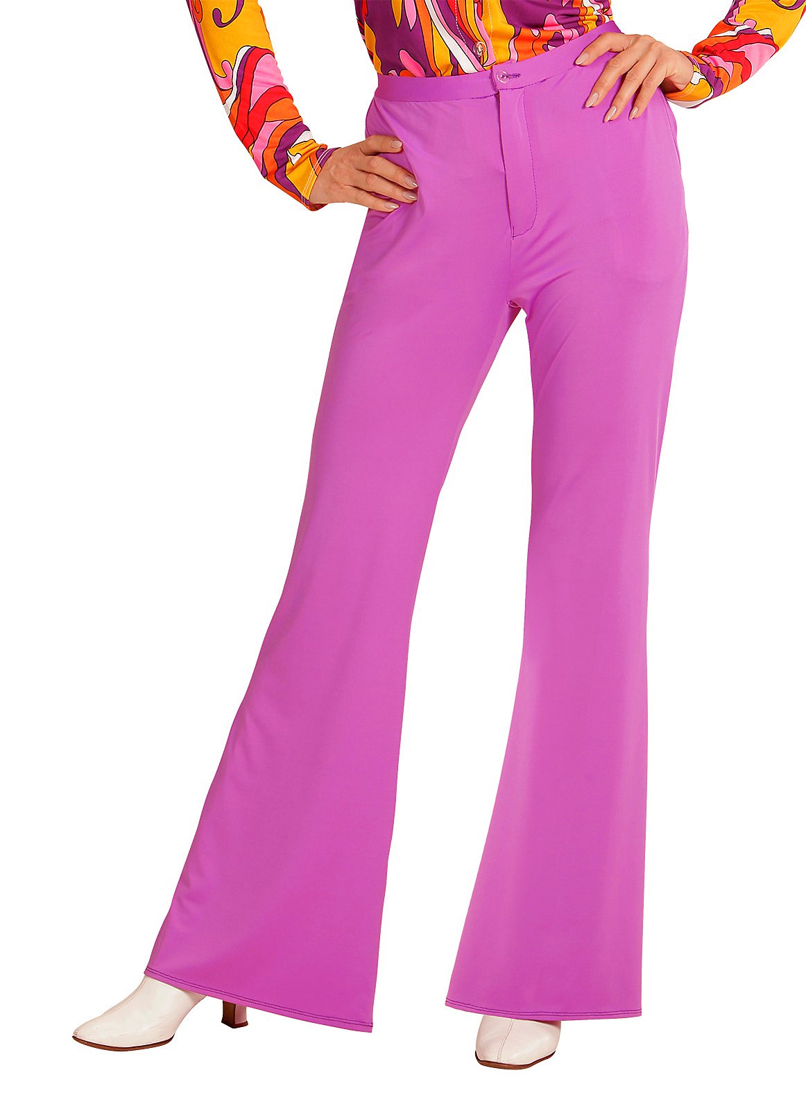 Jaren 70 Damesbroek Paars