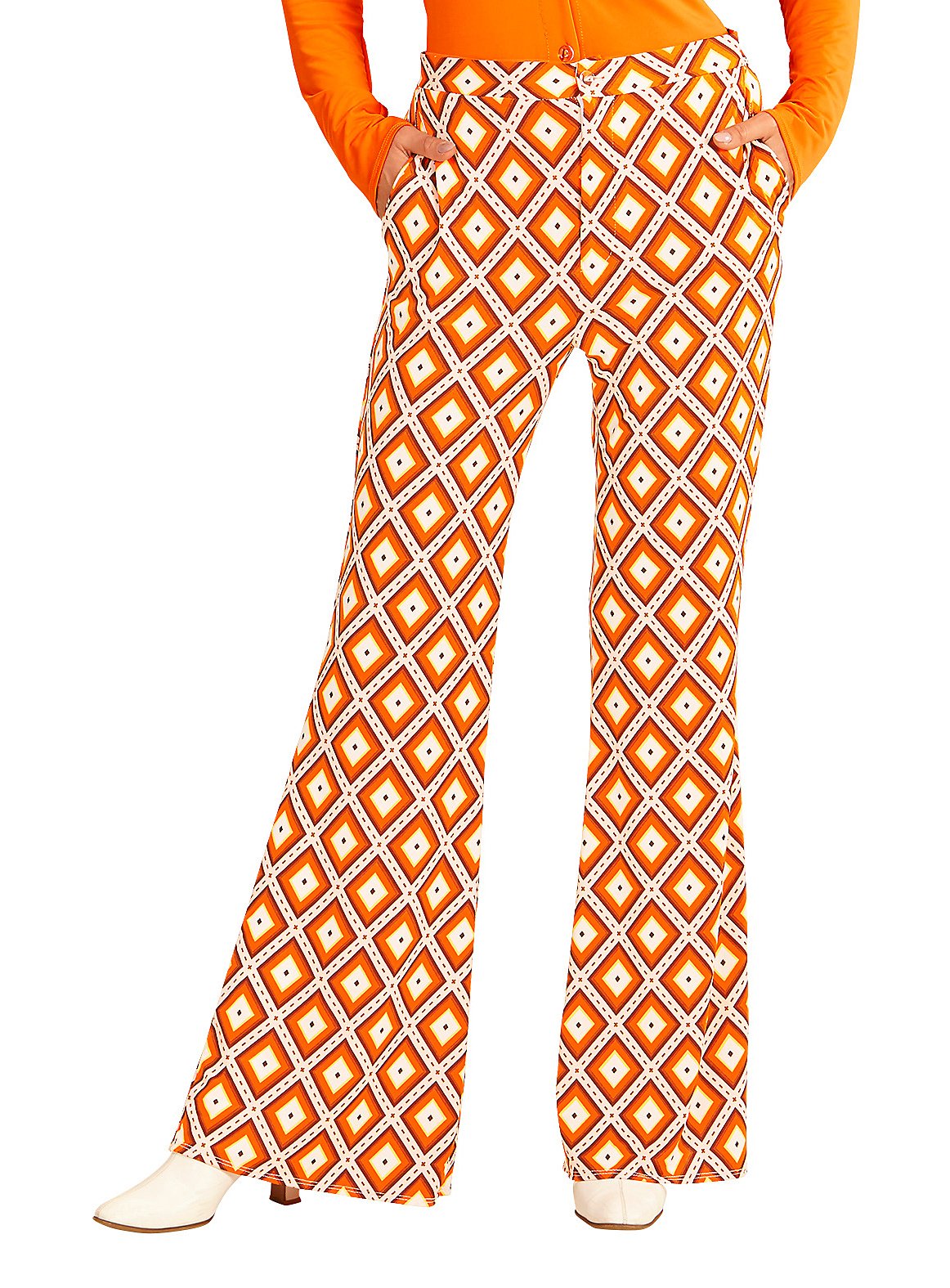 Pantaloni a diamante da donna anni '70