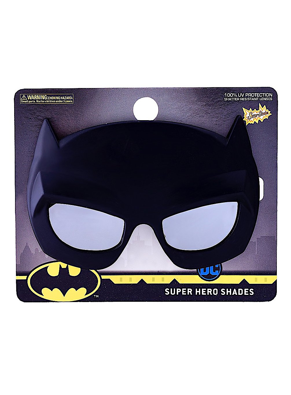 Officially Licensed Lil' Characters Batman Mask Sun Staches