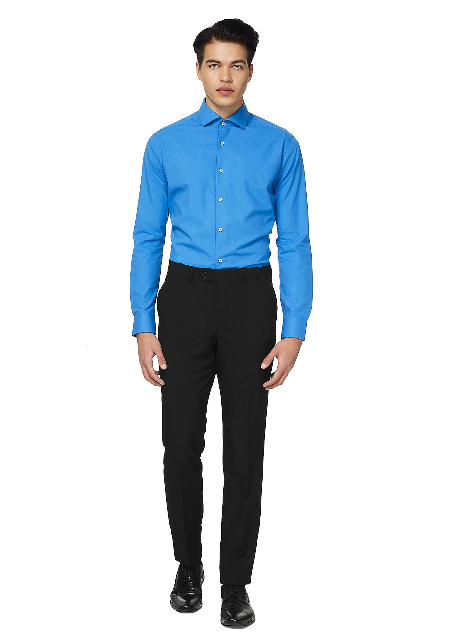 OppoSuits Blue Steel Shirt