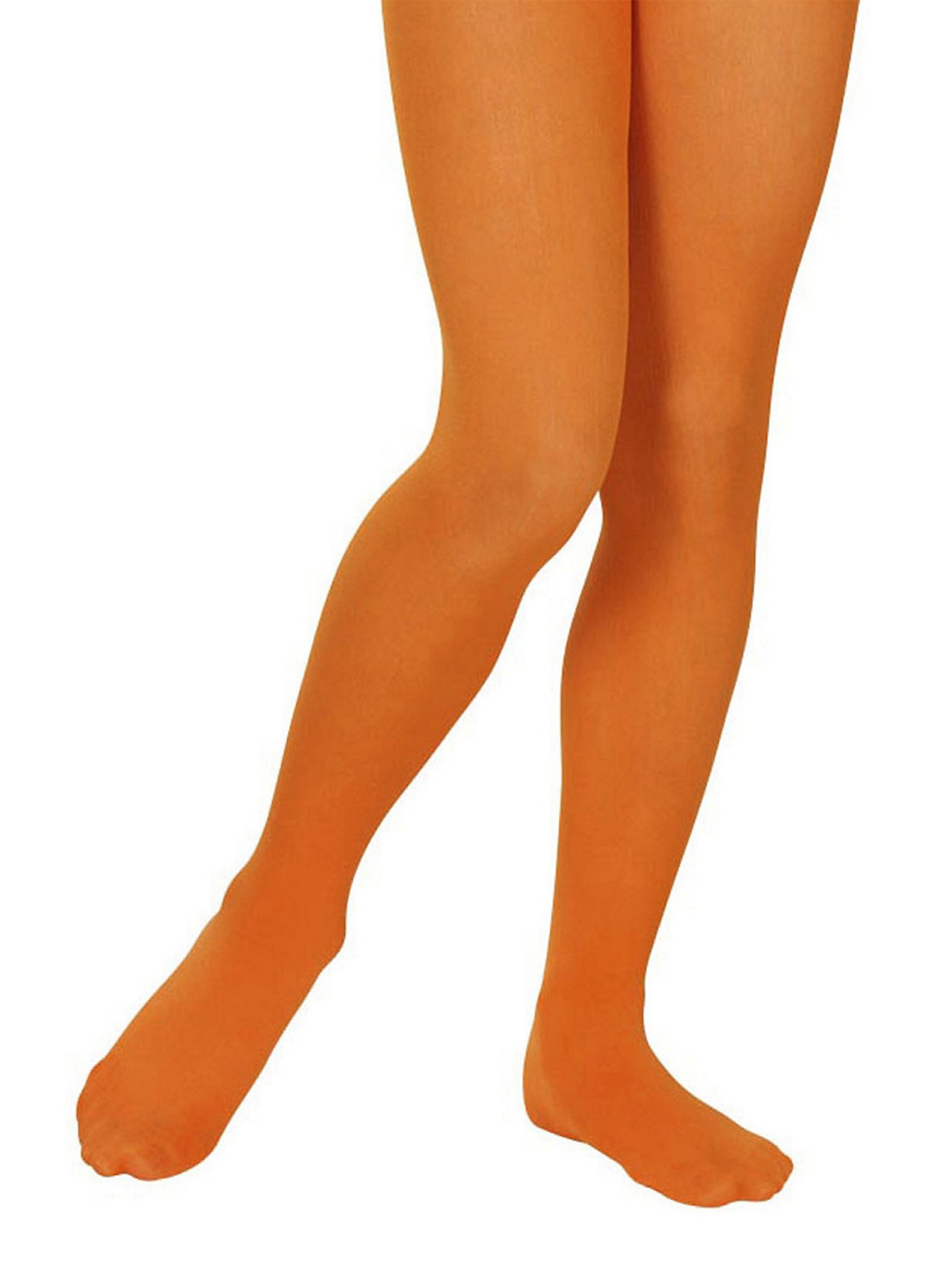 Collants orange pour enfant