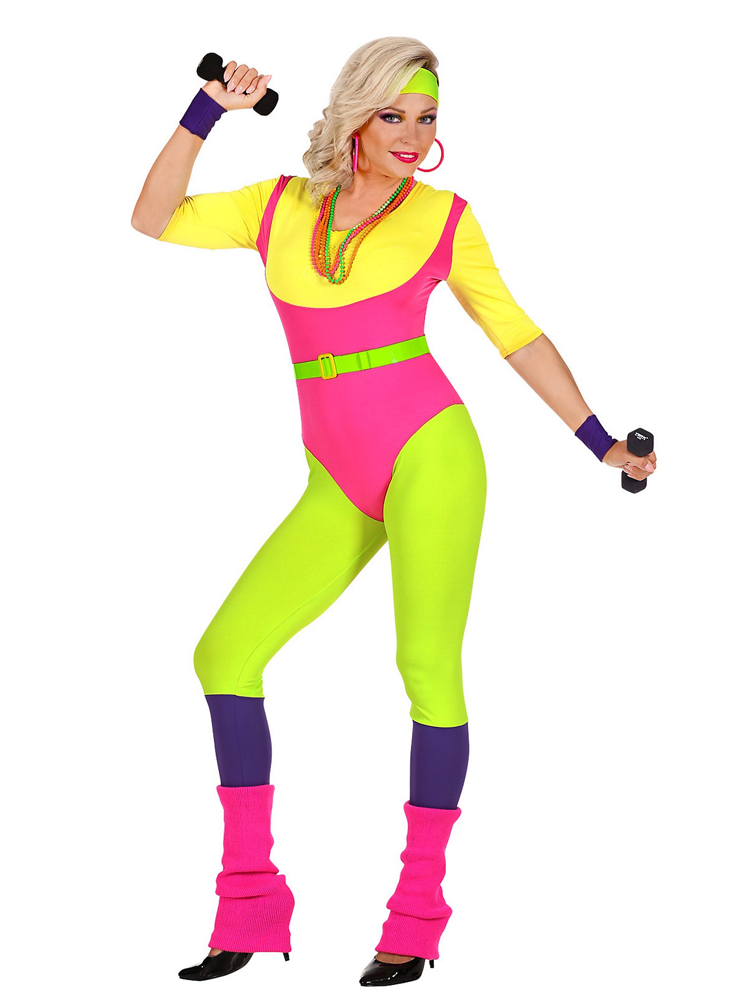 Déguisement de prof d'aérobic des années 80