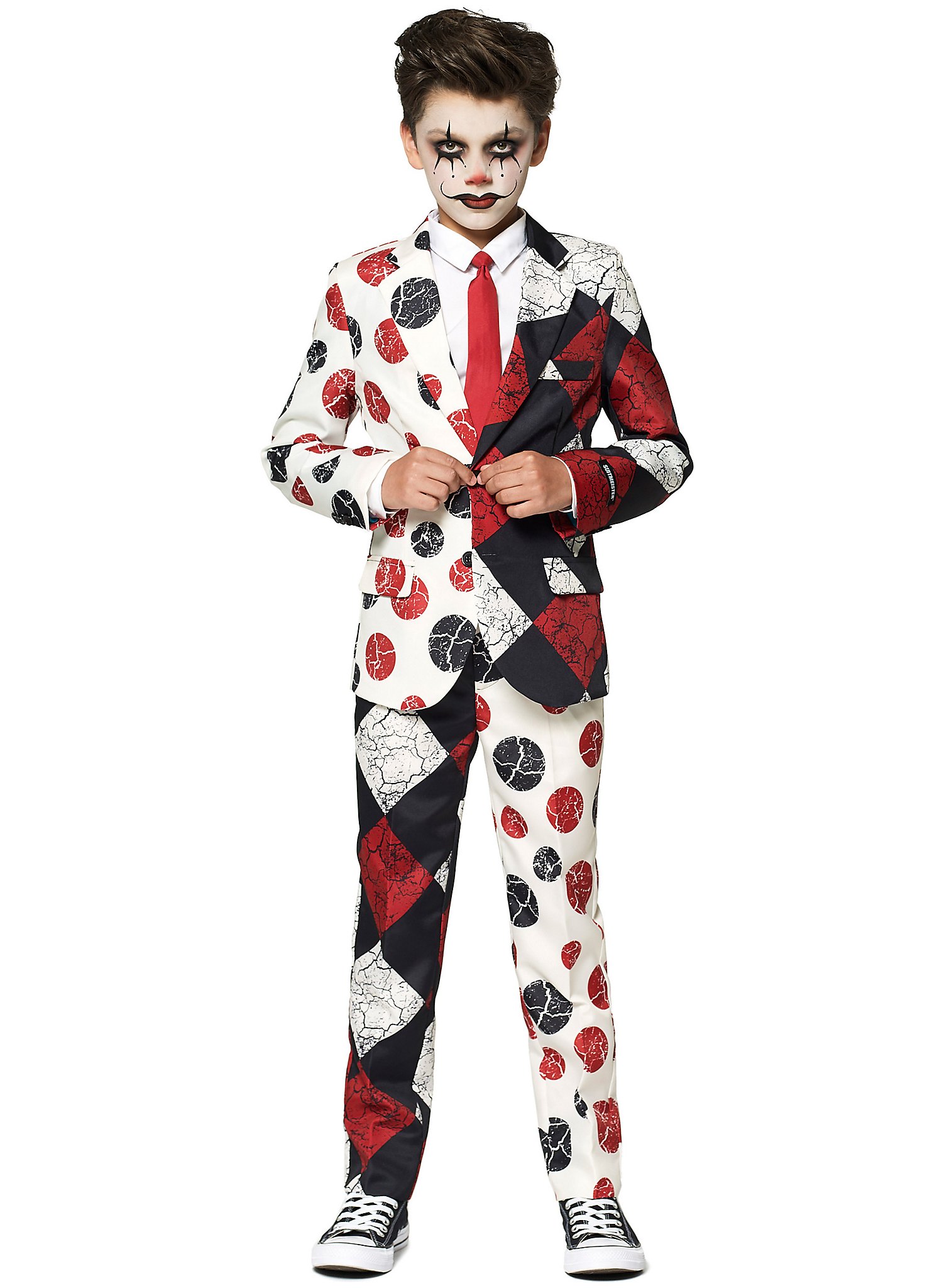 SuitMeister Tuta da clown vintage per bambini