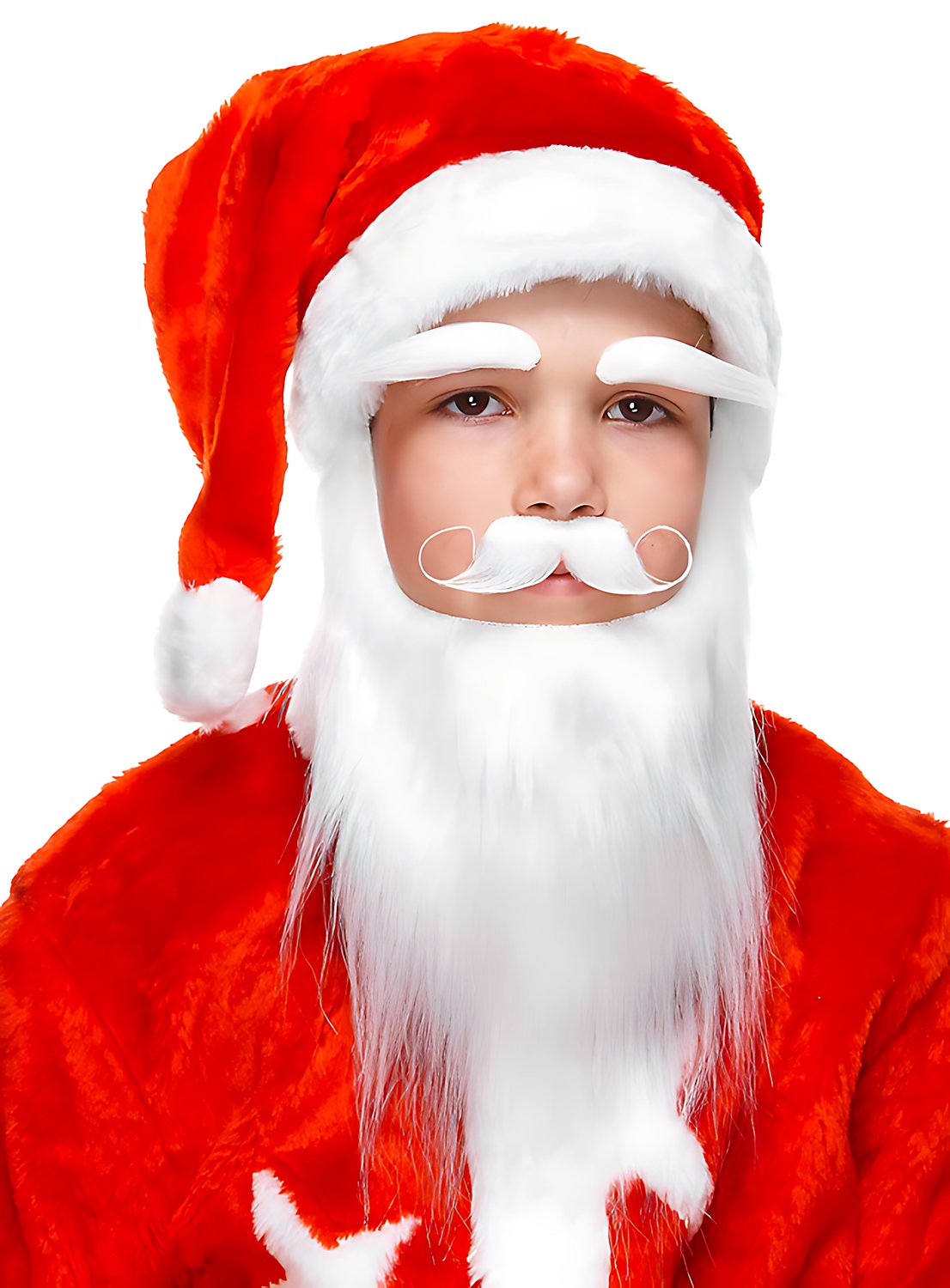 Set di barbe per bambini in tre colori diversi