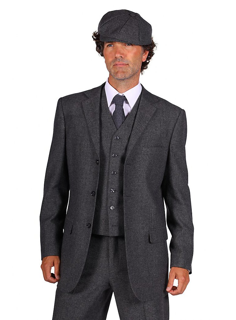 Chaqueta De Traje Años 20 Gris