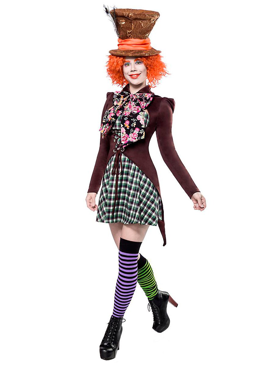 Crazy Female Hatter Costume