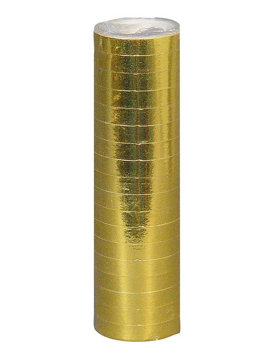 Paper streamers gold