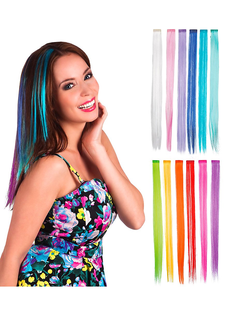 Extensions De Clip Multicolor 12 Piezas