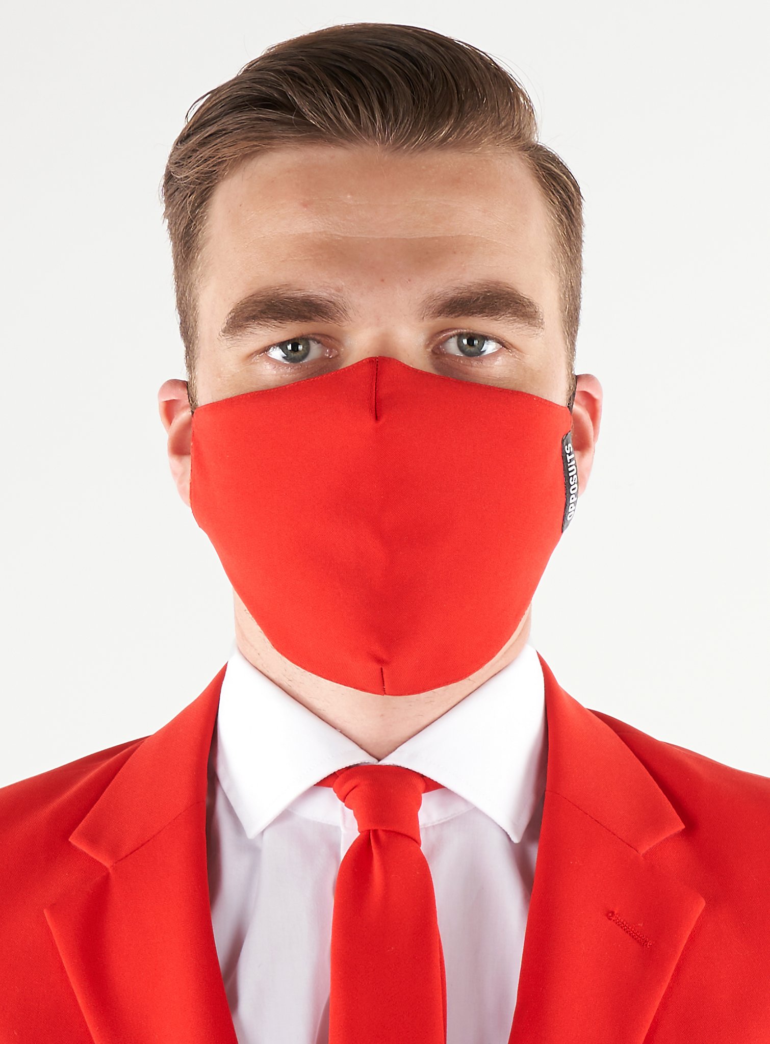 OppoSuits Red Devil Mouth Mask | halloween mask