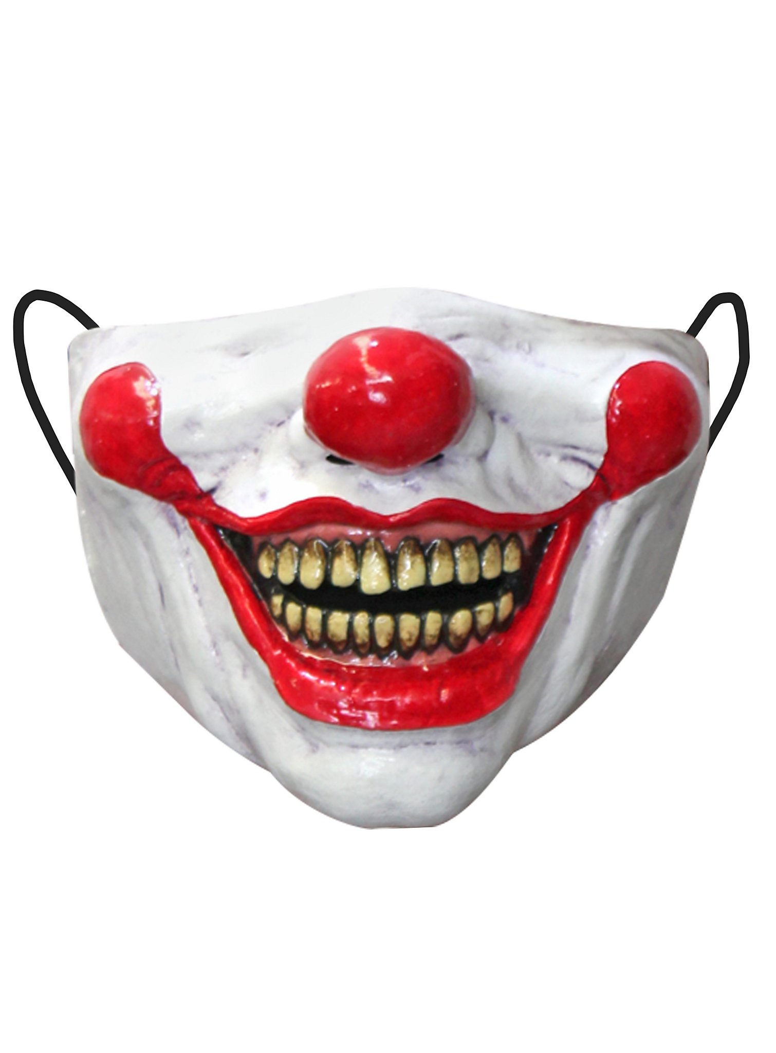 Clown Mundmaske | Halloween Maske | Größe: | Farbe: Weiß