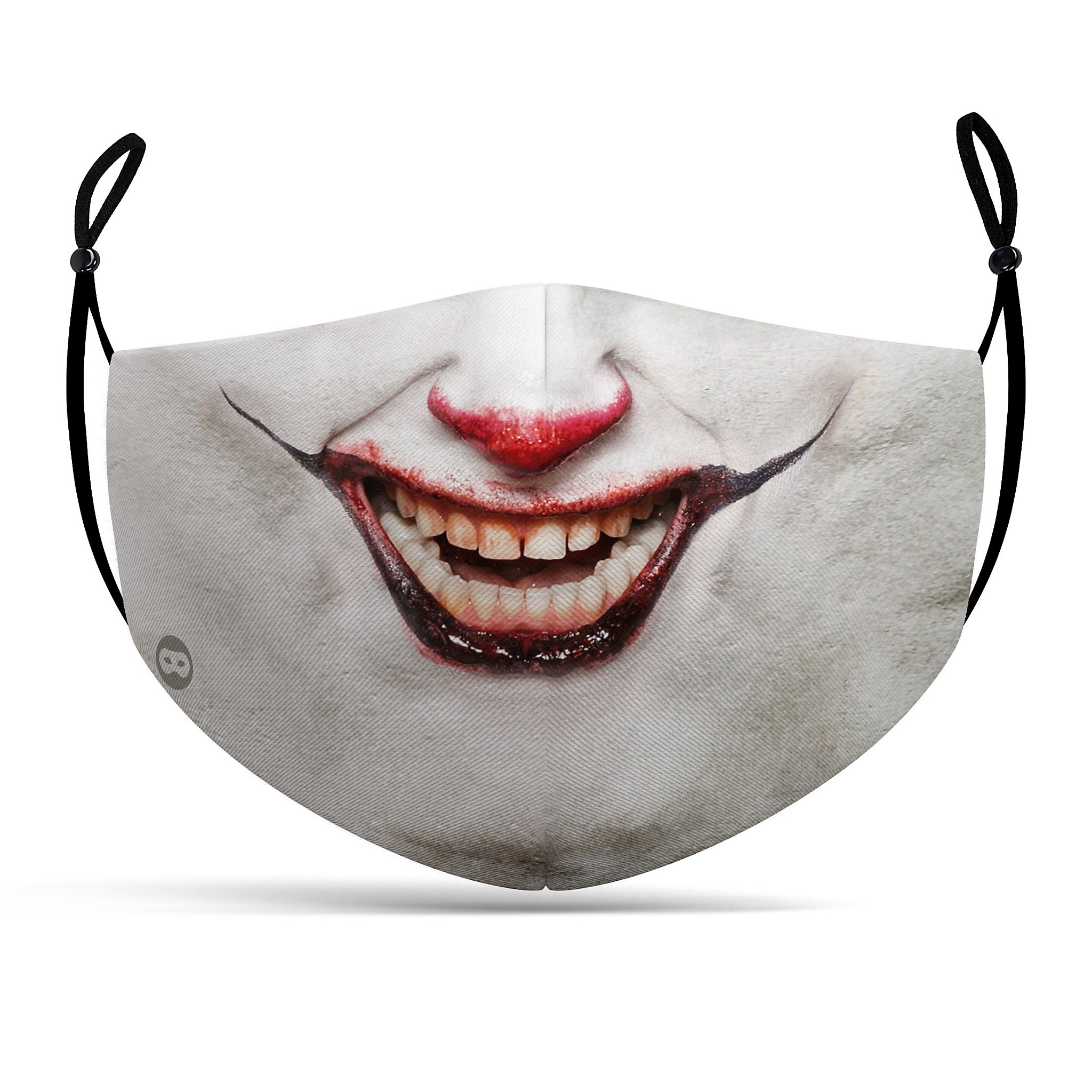 Stoffen masker Horrorclown